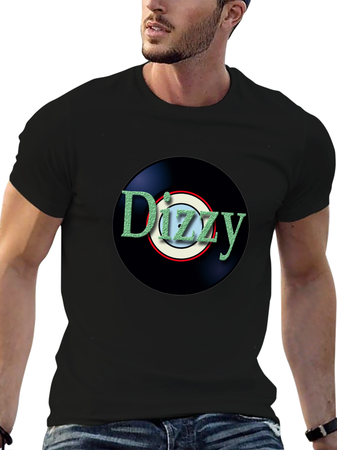 Dizzy Vinyl Record Graphic T-Shirt