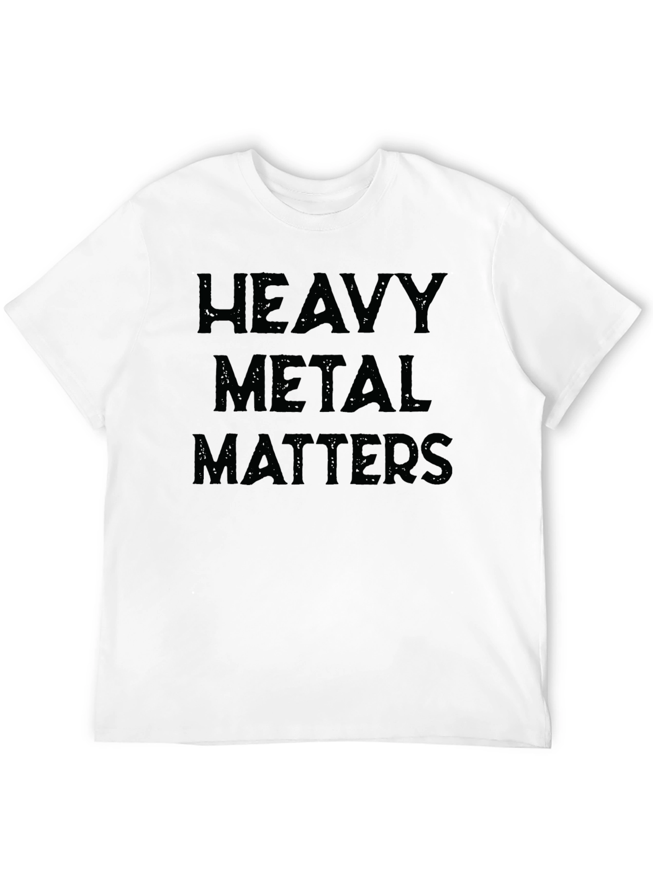 Heavy Metal Matters Graphic Tee - Black T-Shirt