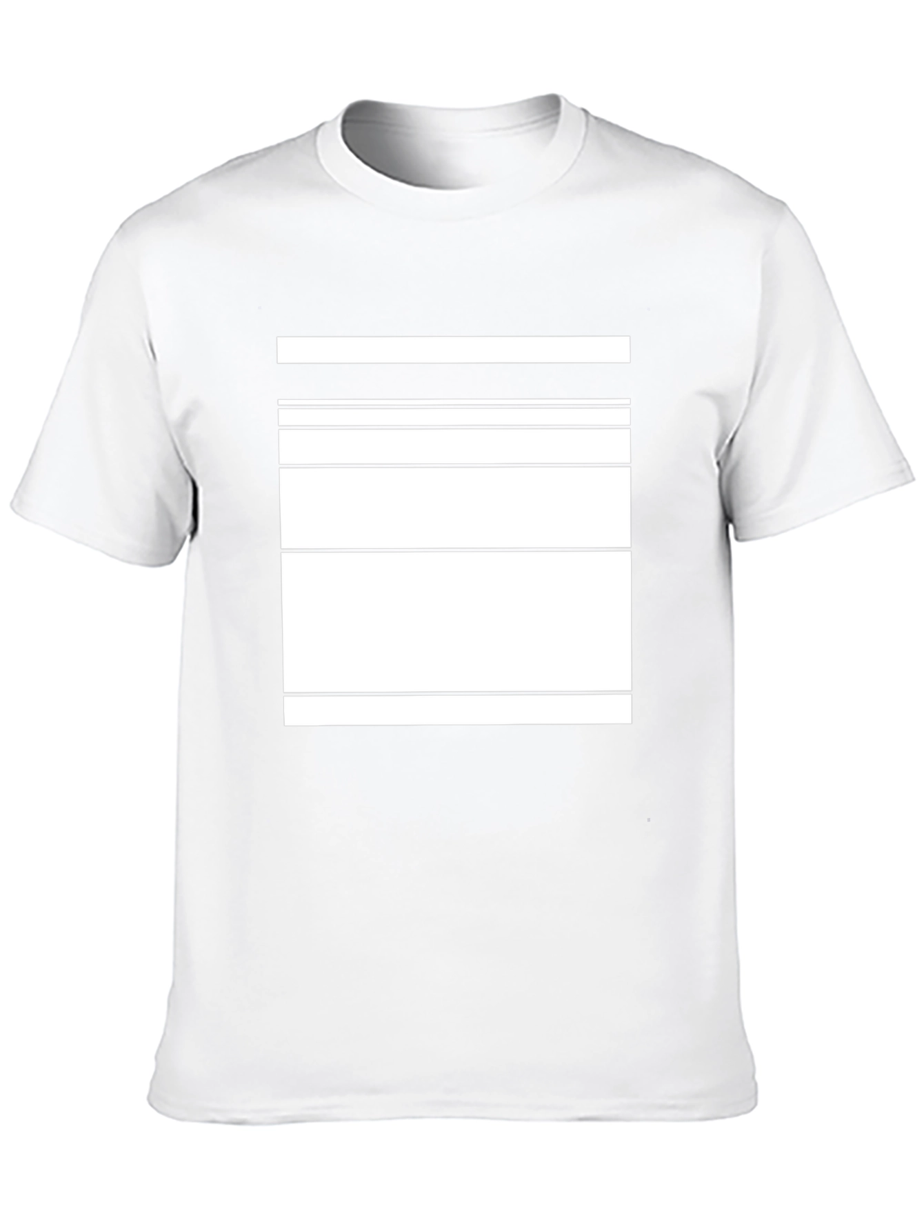 Abstract Stripe Graphic Print Black Cotton Tee