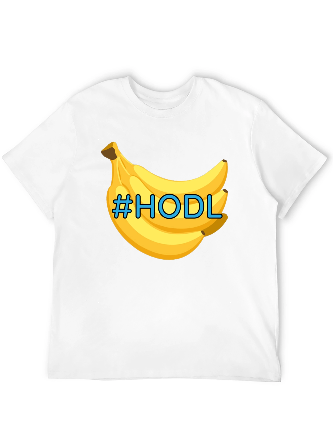 HODL Banana Black T-Shirt - Crypto Meme Tee