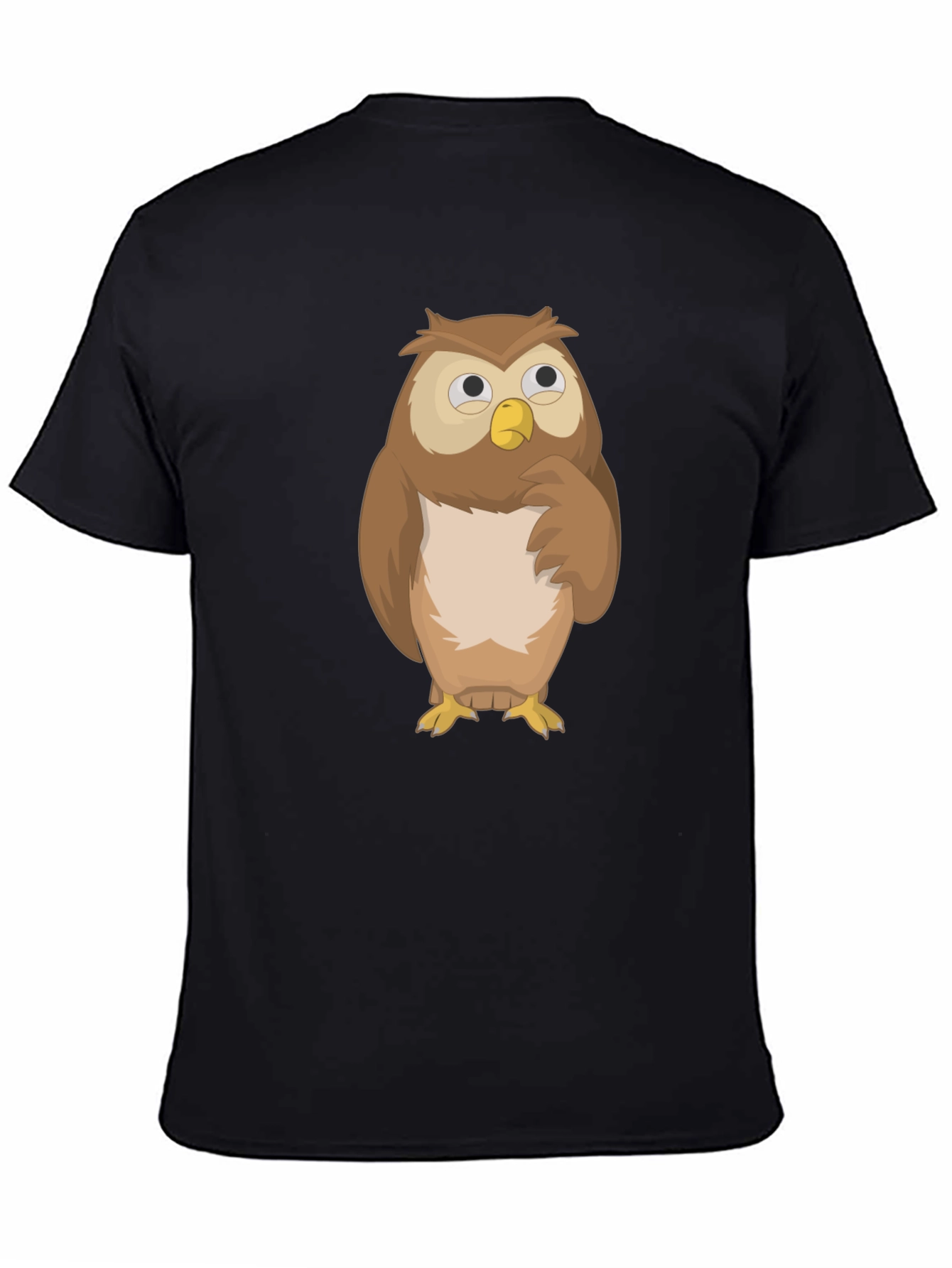 Owl Graphic Tee - Mens Black T-Shirt