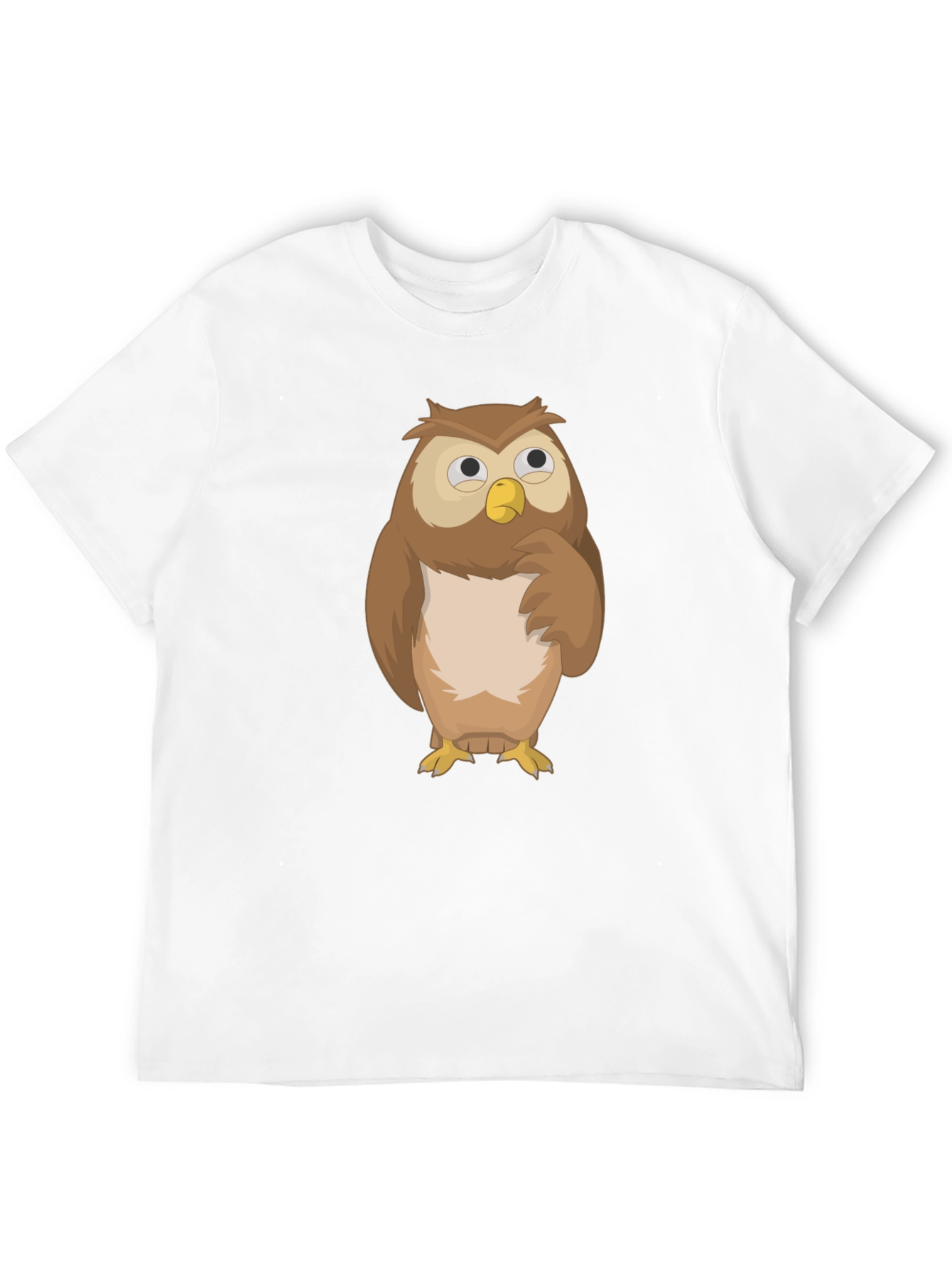 Owl Graphic Tee - Mens Black T-Shirt
