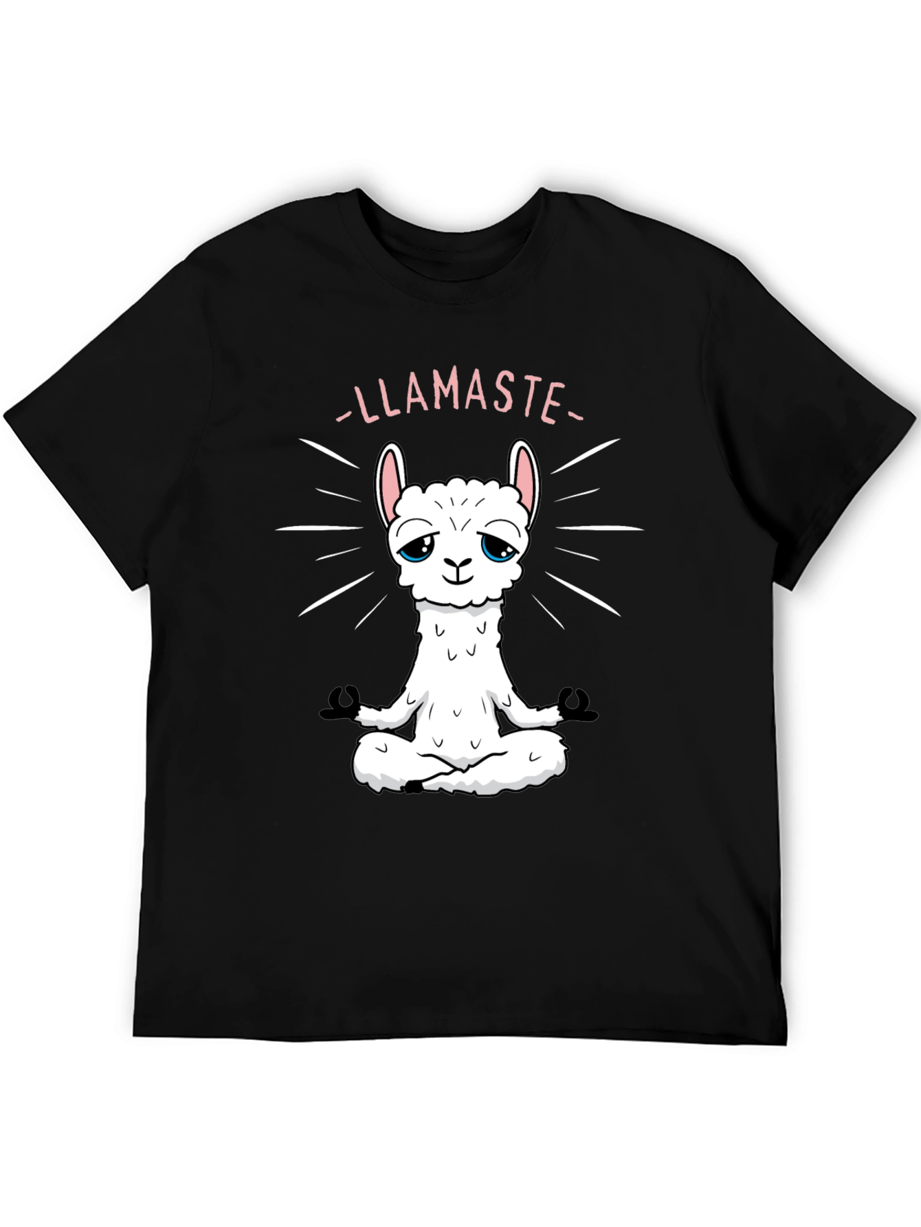 Llamaste Yoga Black T-Shirt
