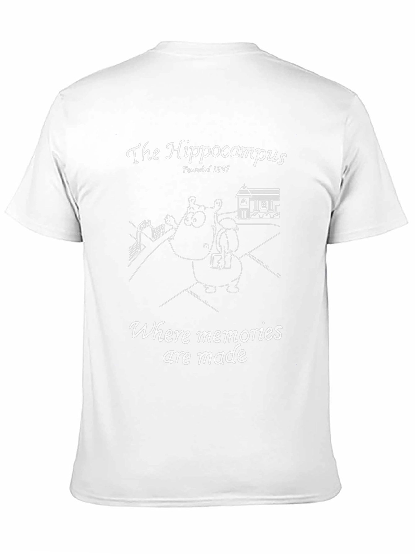 Hippocampus Memory T-Shirt - Black