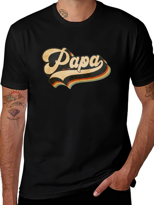 Retro Papa T-Shirt - Vintage Fathers Day Gift