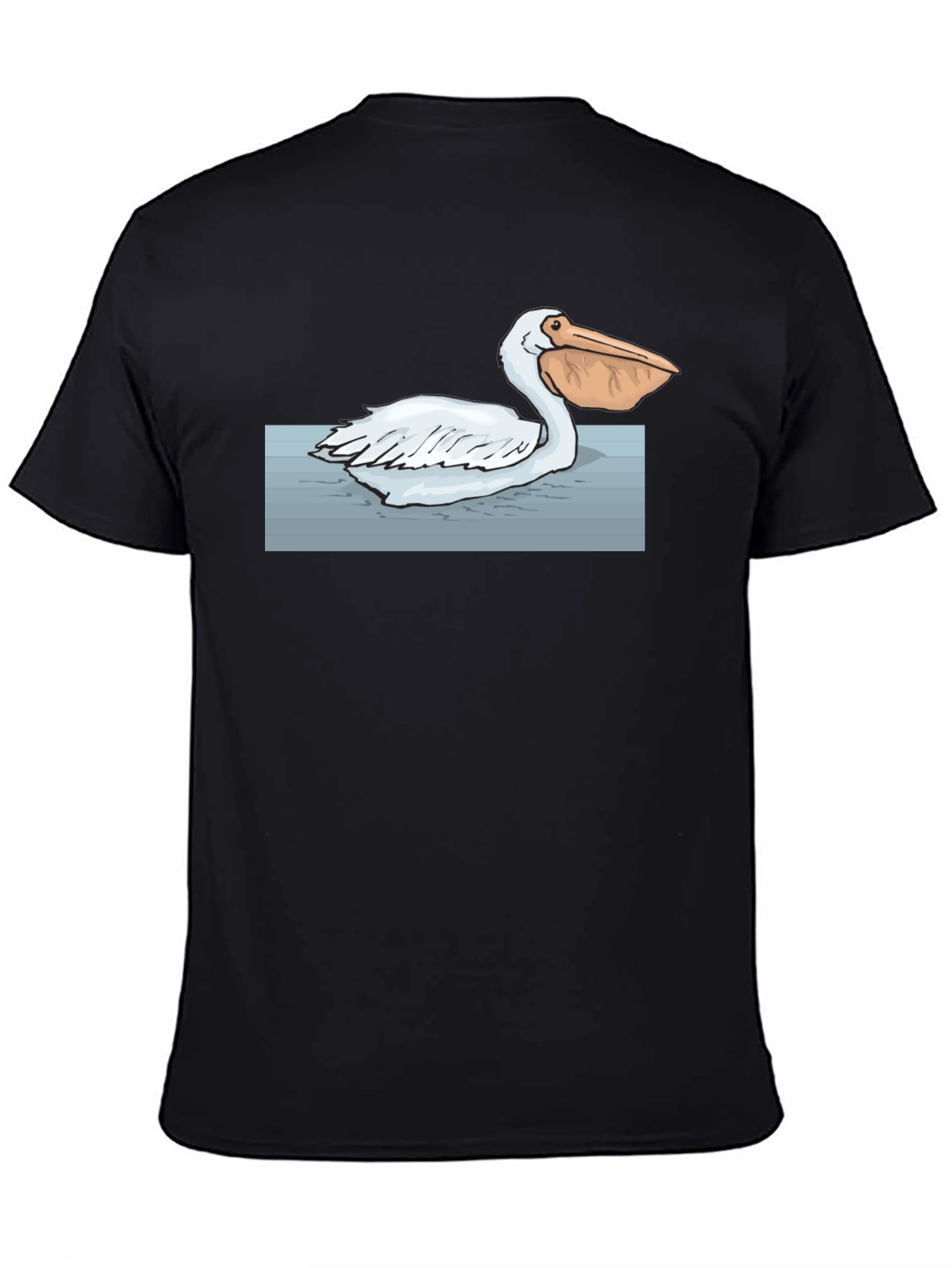 Pelican Graphic Tee - Black Cotton T-Shirt