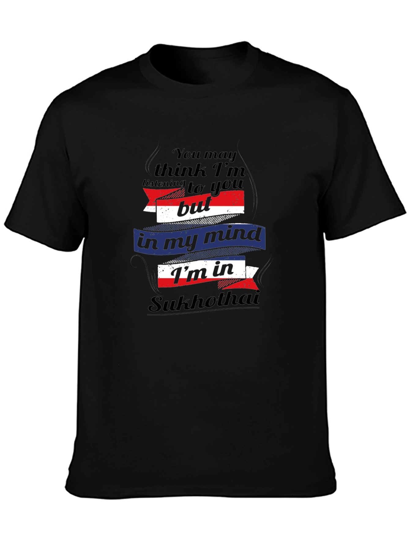 Sukhothai Mind T-Shirt: Funny Travel Tee for Men