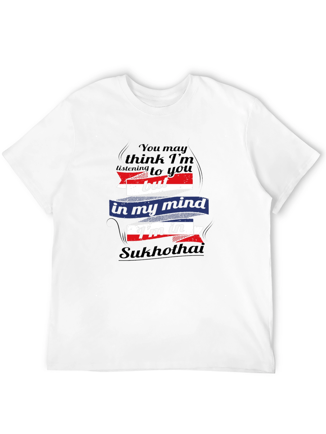 Sukhothai Mind T-Shirt: Funny Travel Tee for Men
