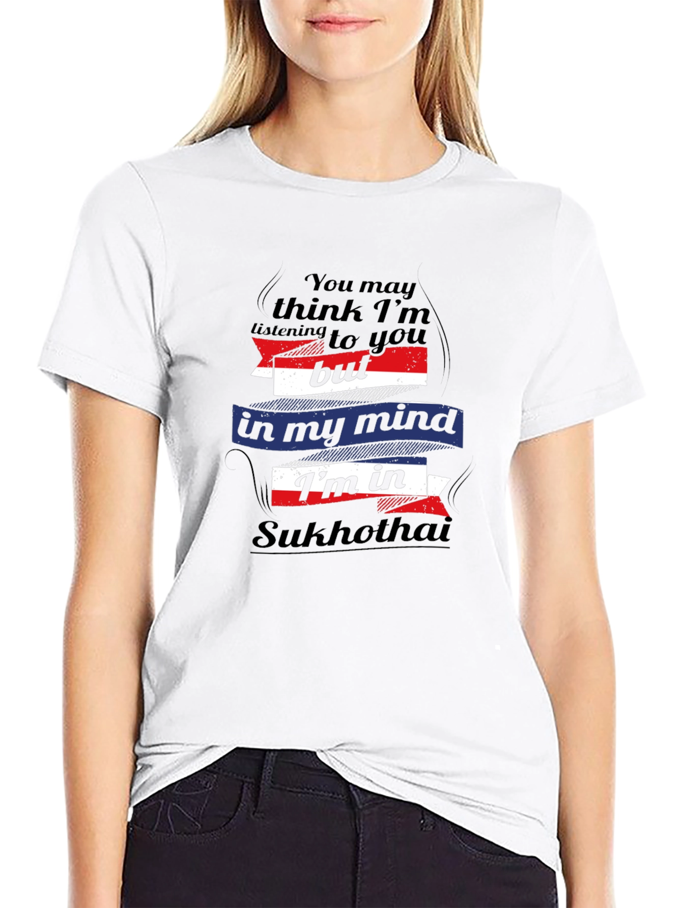 Sukhothai Mind T-Shirt: Funny Travel Tee for Men