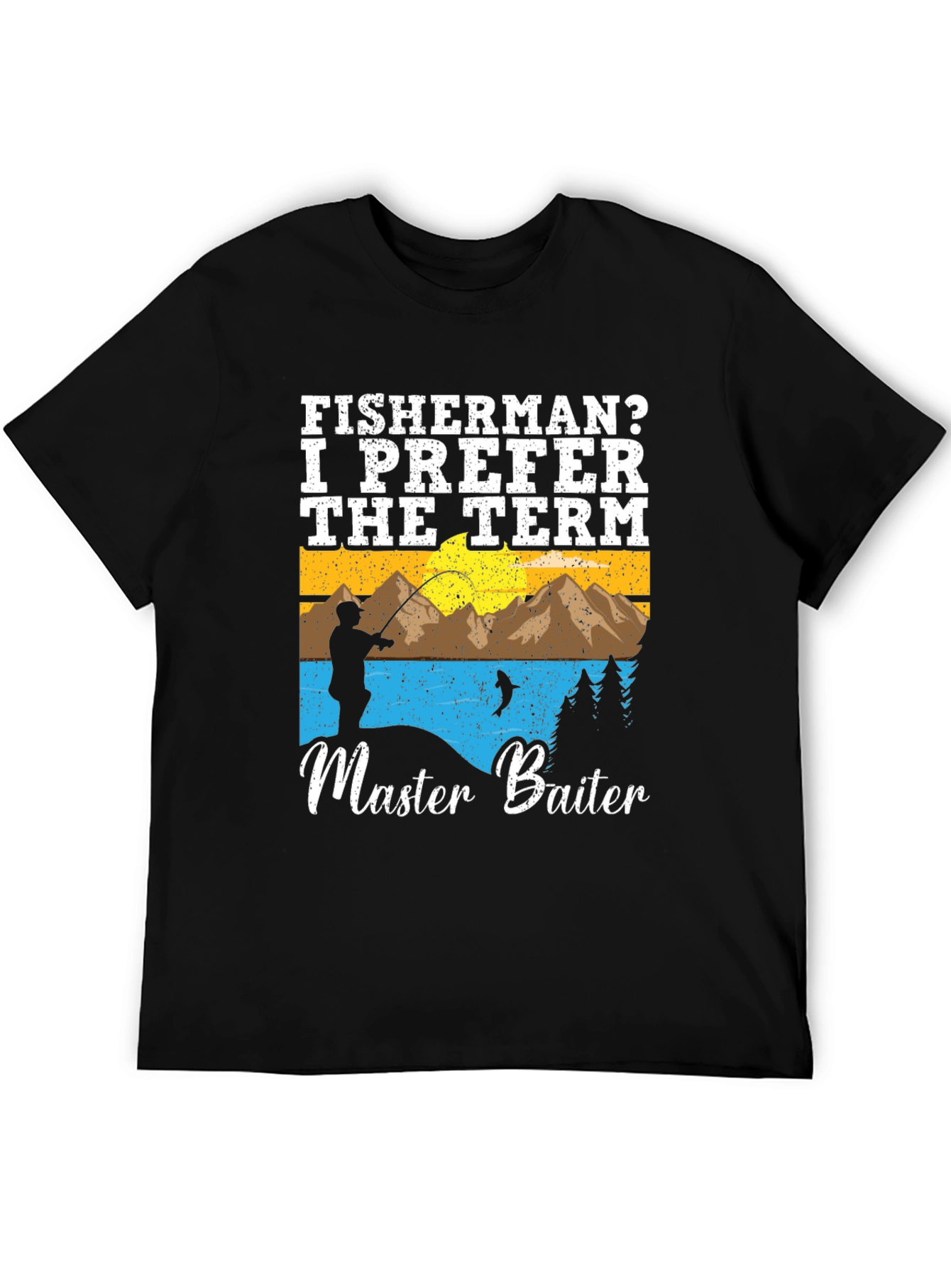 Master Baiter Fishing T-Shirt - Humorous Fisherman Tee