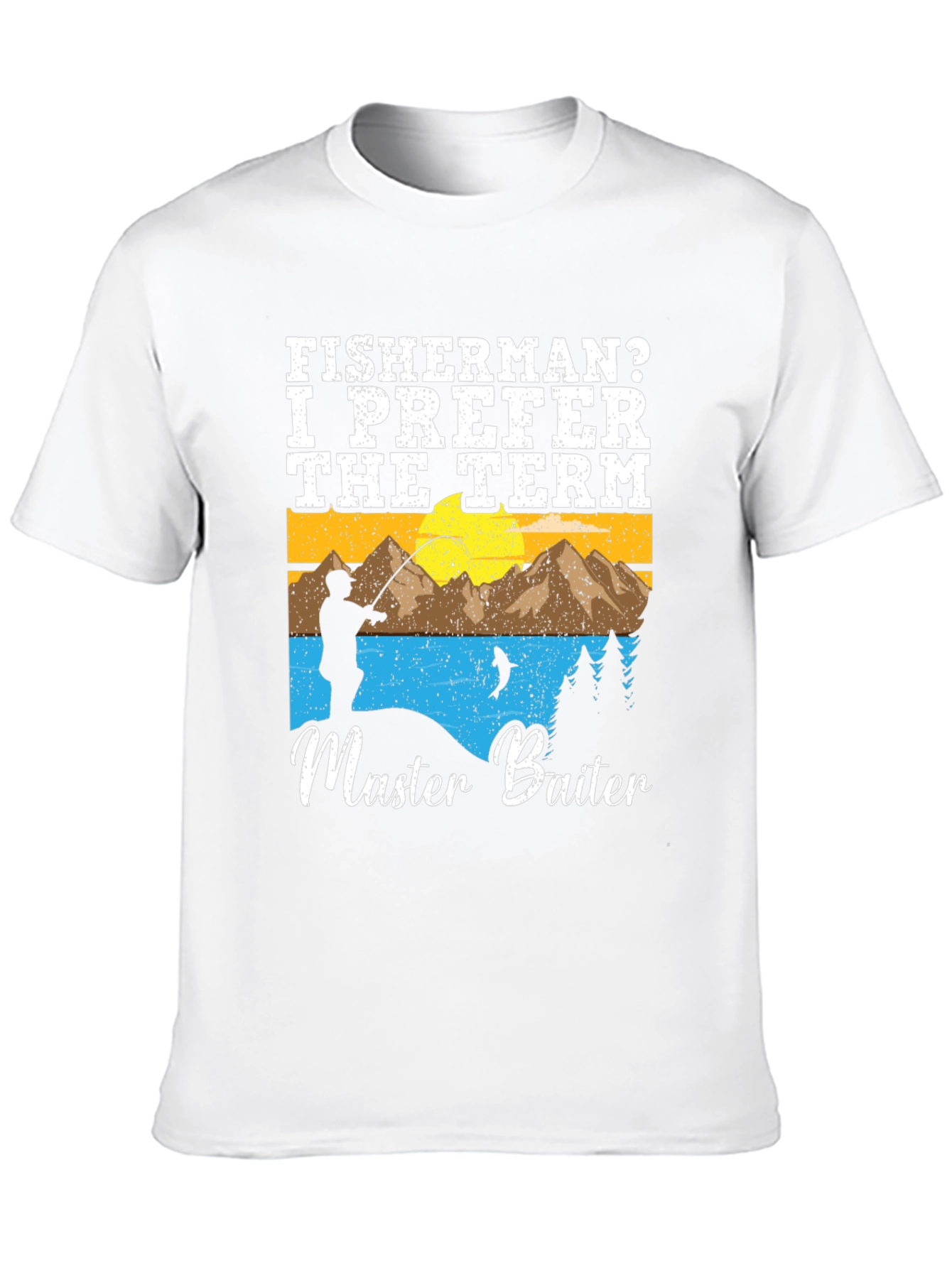 Master Baiter Fishing T-Shirt - Humorous Fisherman Tee