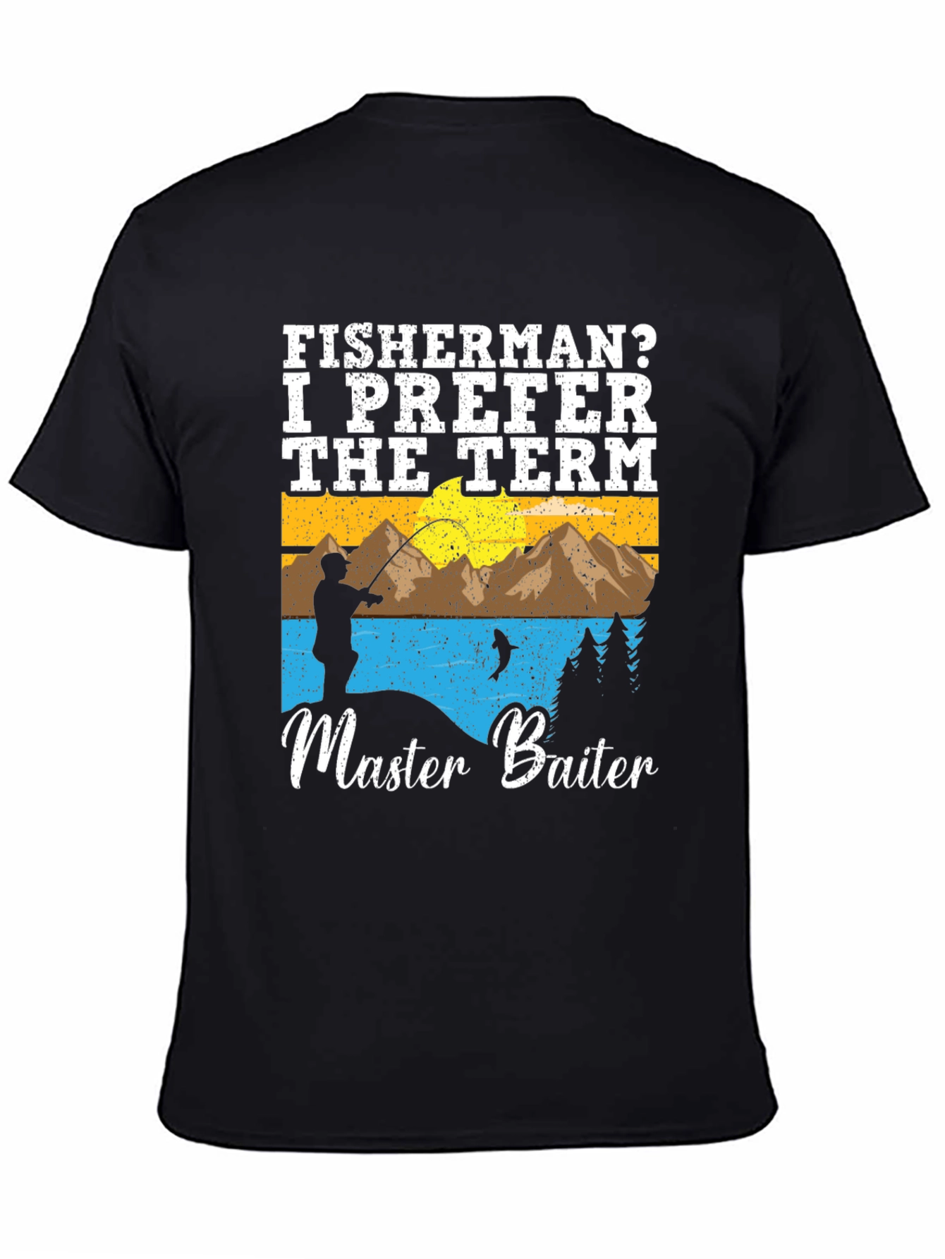 Master Baiter Fishing T-Shirt - Humorous Fisherman Tee