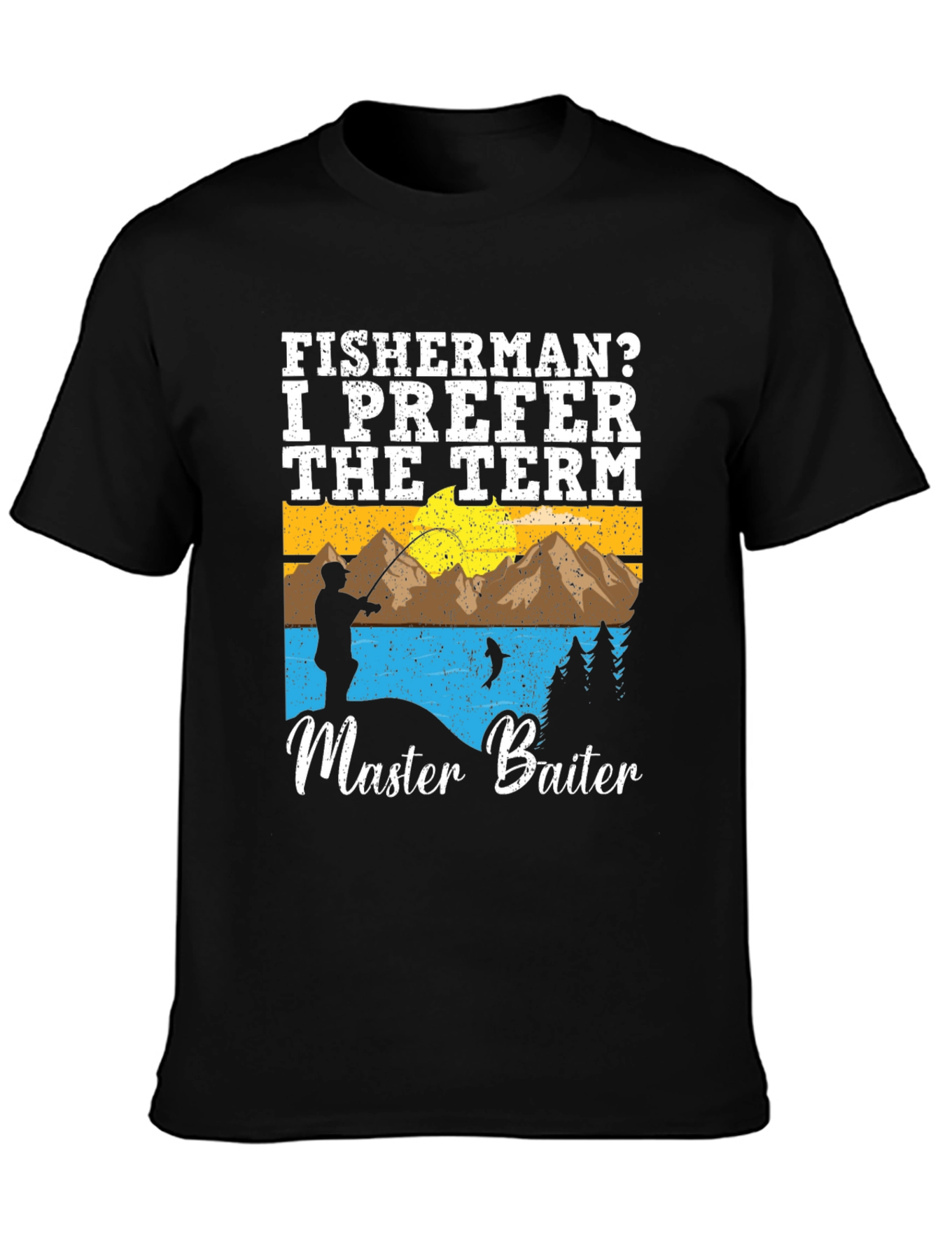 Master Baiter Fishing T-Shirt - Humorous Fisherman Tee