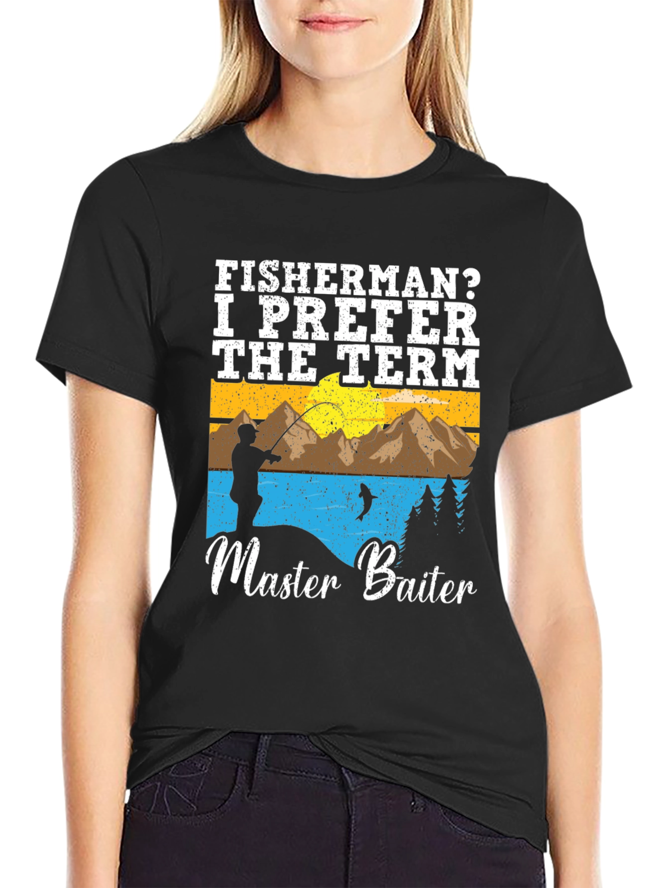 Master Baiter Fishing T-Shirt - Humorous Fisherman Tee