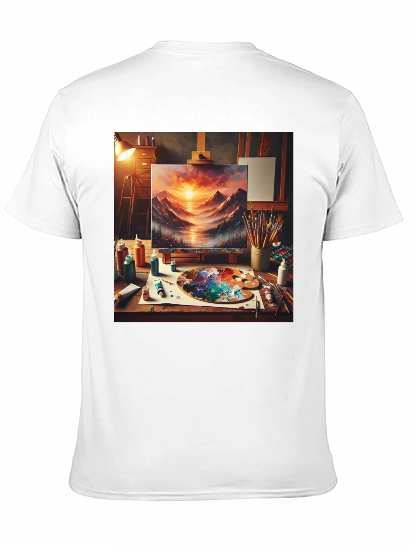 Artistic Painting Graphic Tee - Painters Studio