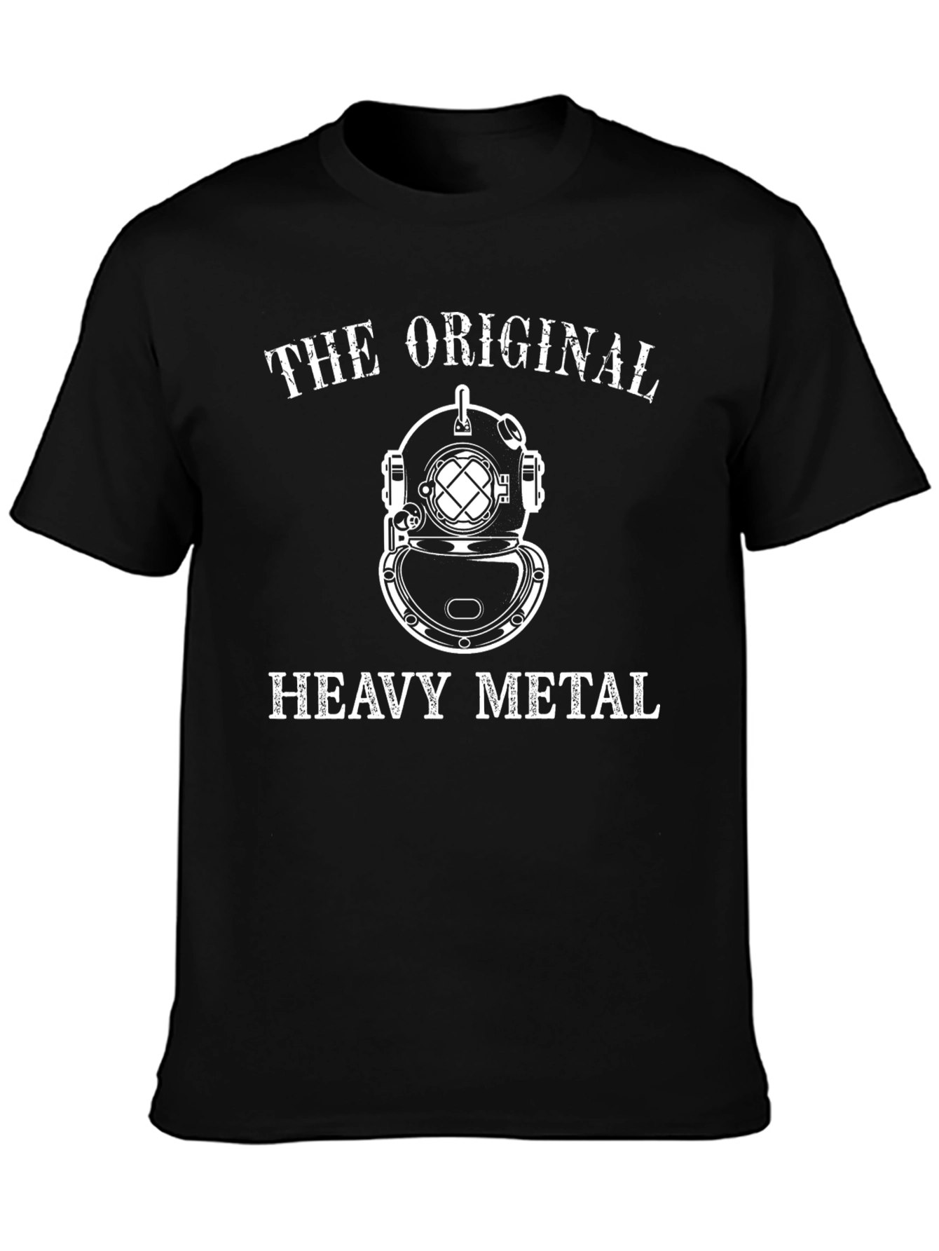 Original Heavy Metal Diver Helmet Graphic T-Shirt
