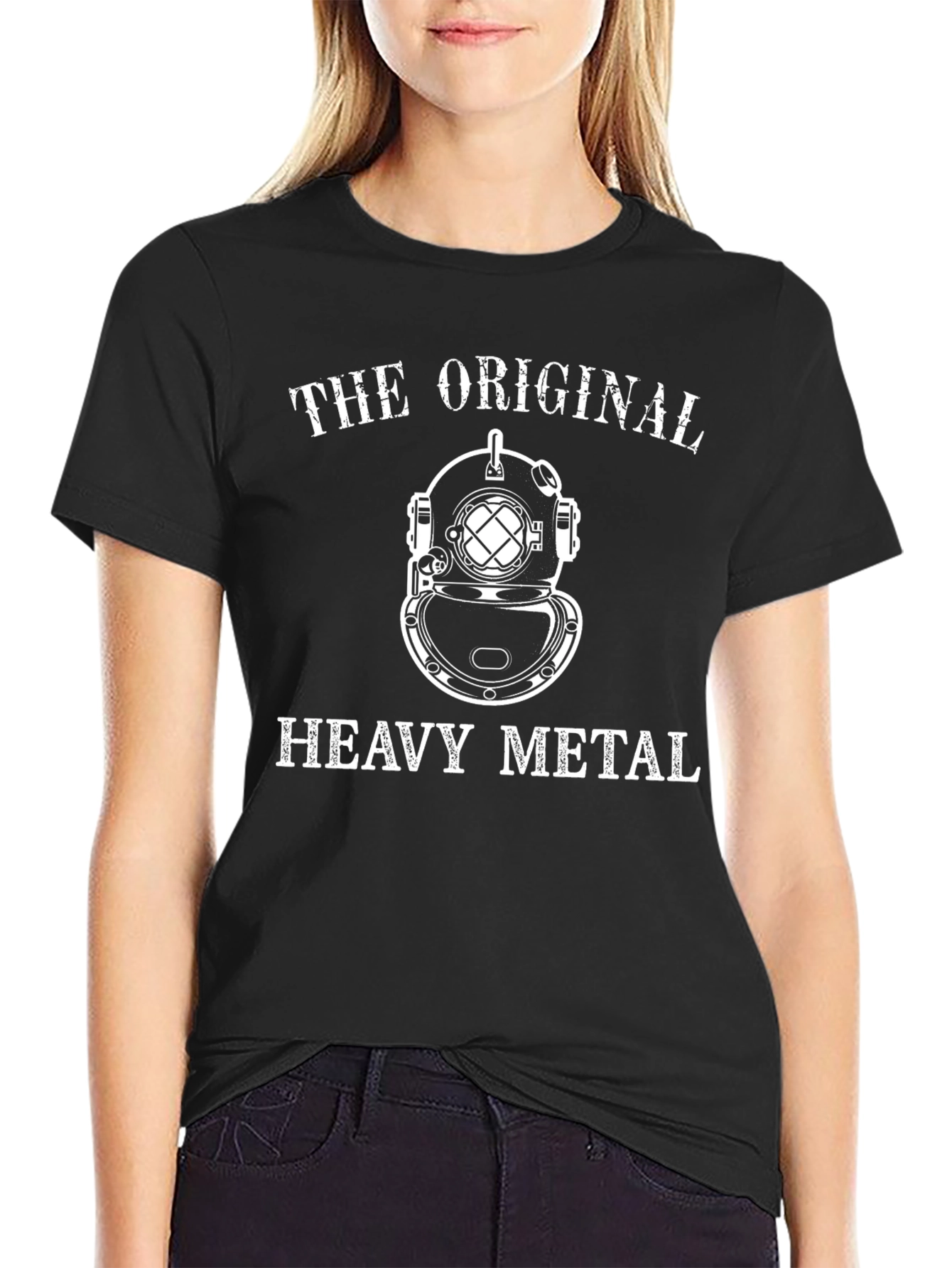 Original Heavy Metal Diver Helmet Graphic T-Shirt