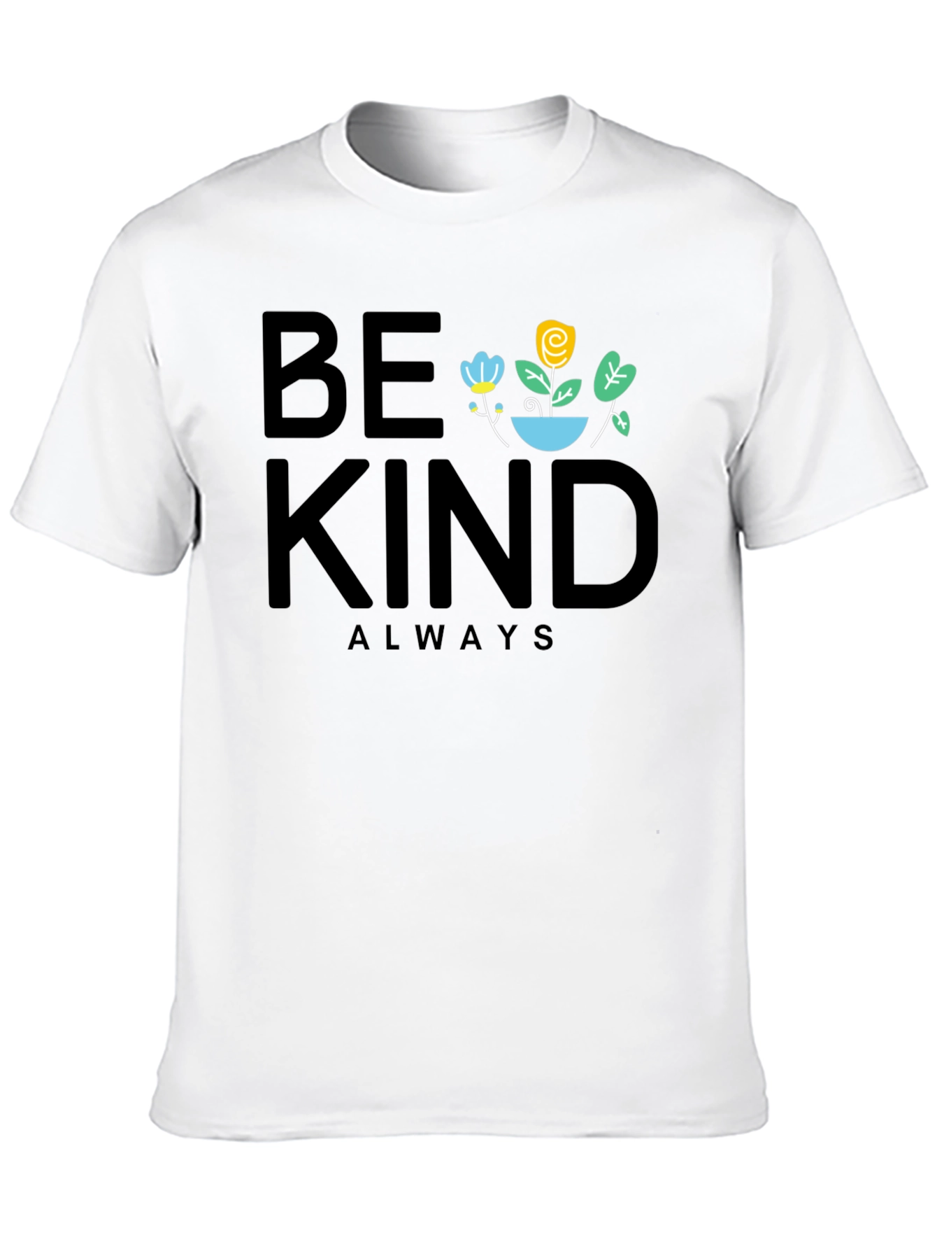 Be Kind Always Graphic T-Shirt - Black
