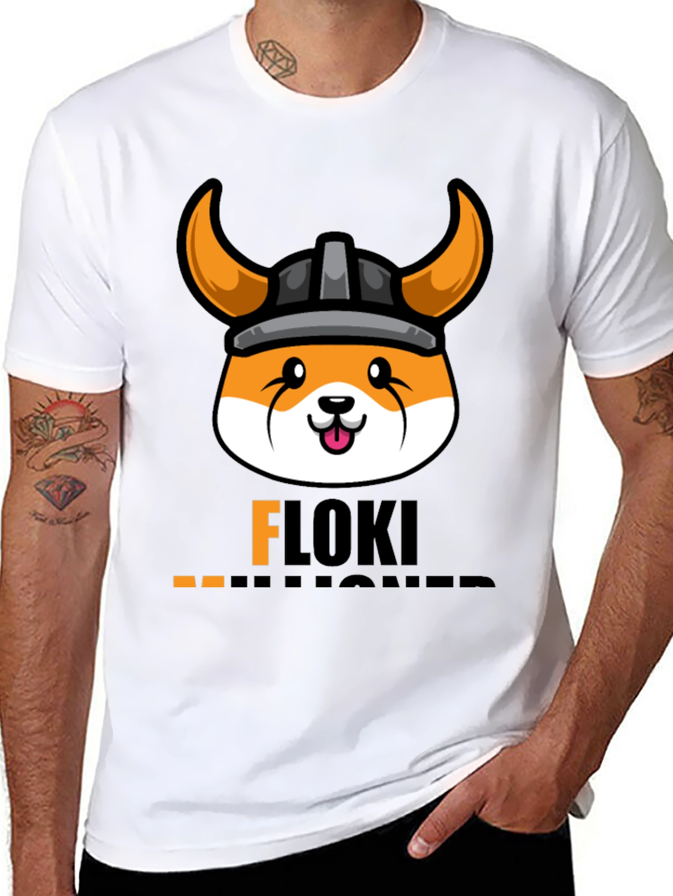 Floki Millionaire Viking Doge Graphic T-Shirt