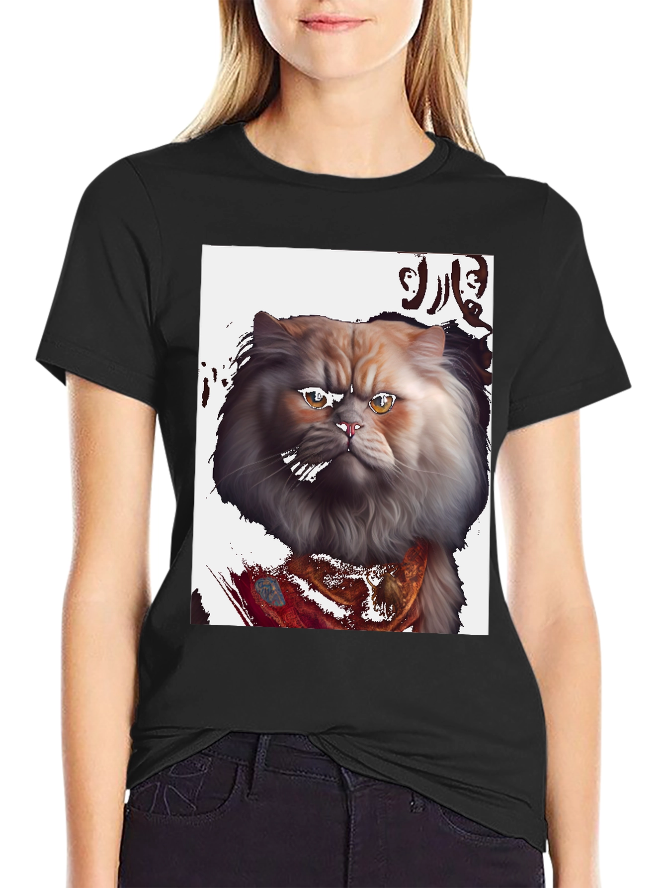 Cool Cat Bandana T-Shirt Graphic Tee