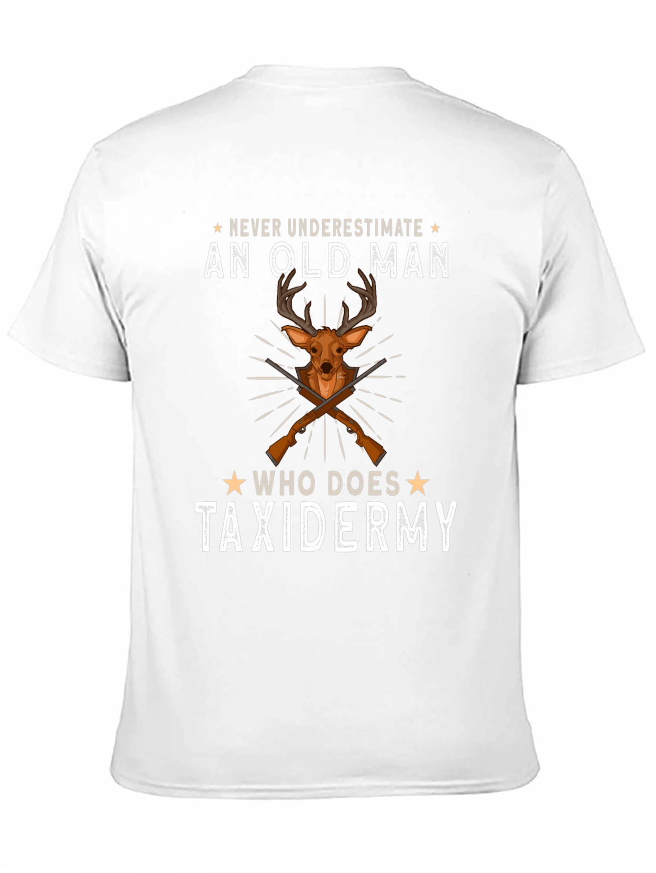 Never Underestimate Old Man Taxidermy T-Shirt