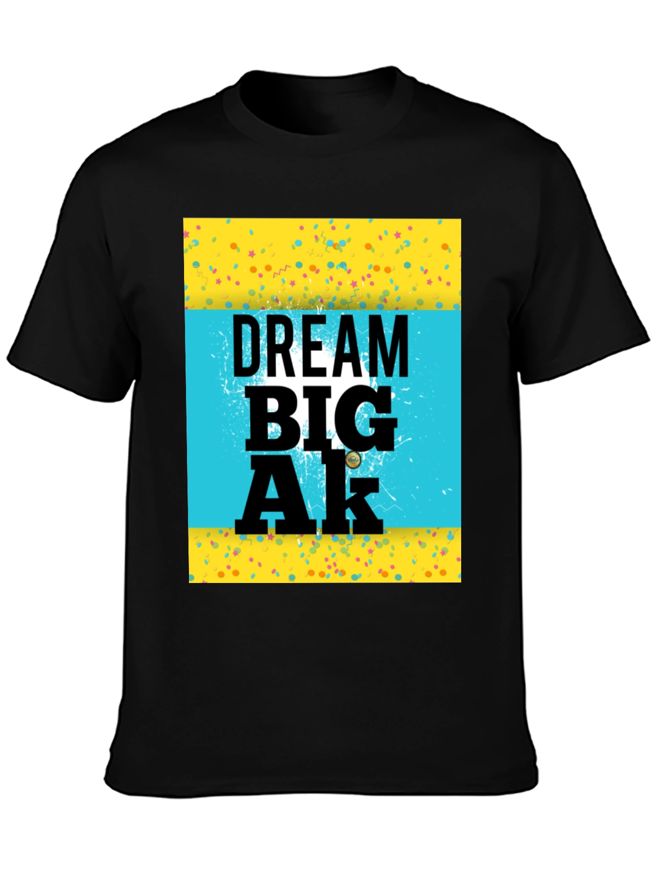 Dream Big Tee - Graphic Print Crew Neck