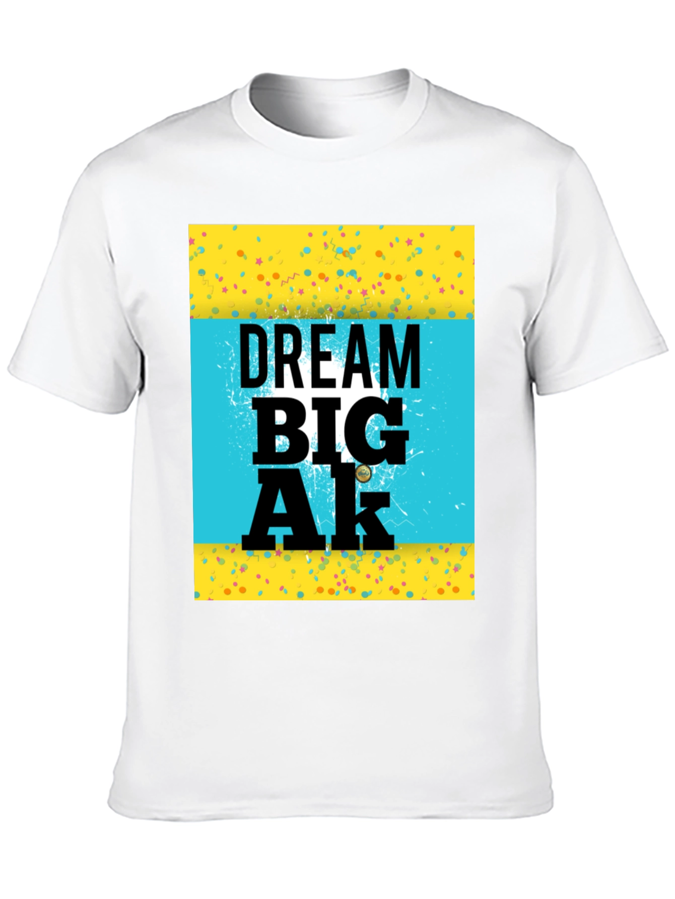 Dream Big Tee - Graphic Print Crew Neck