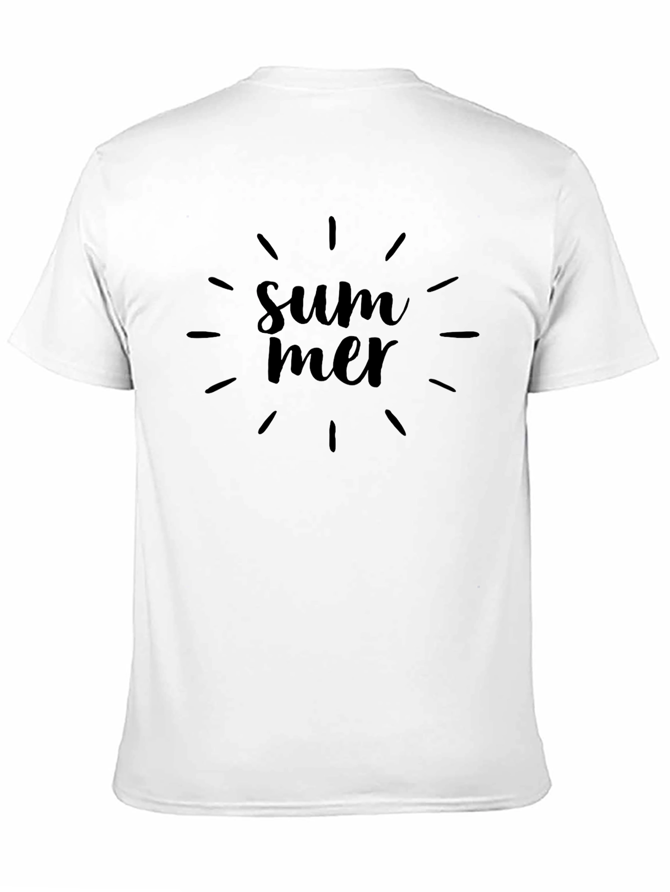Summer Graphic Tee - Black Casual Shirt