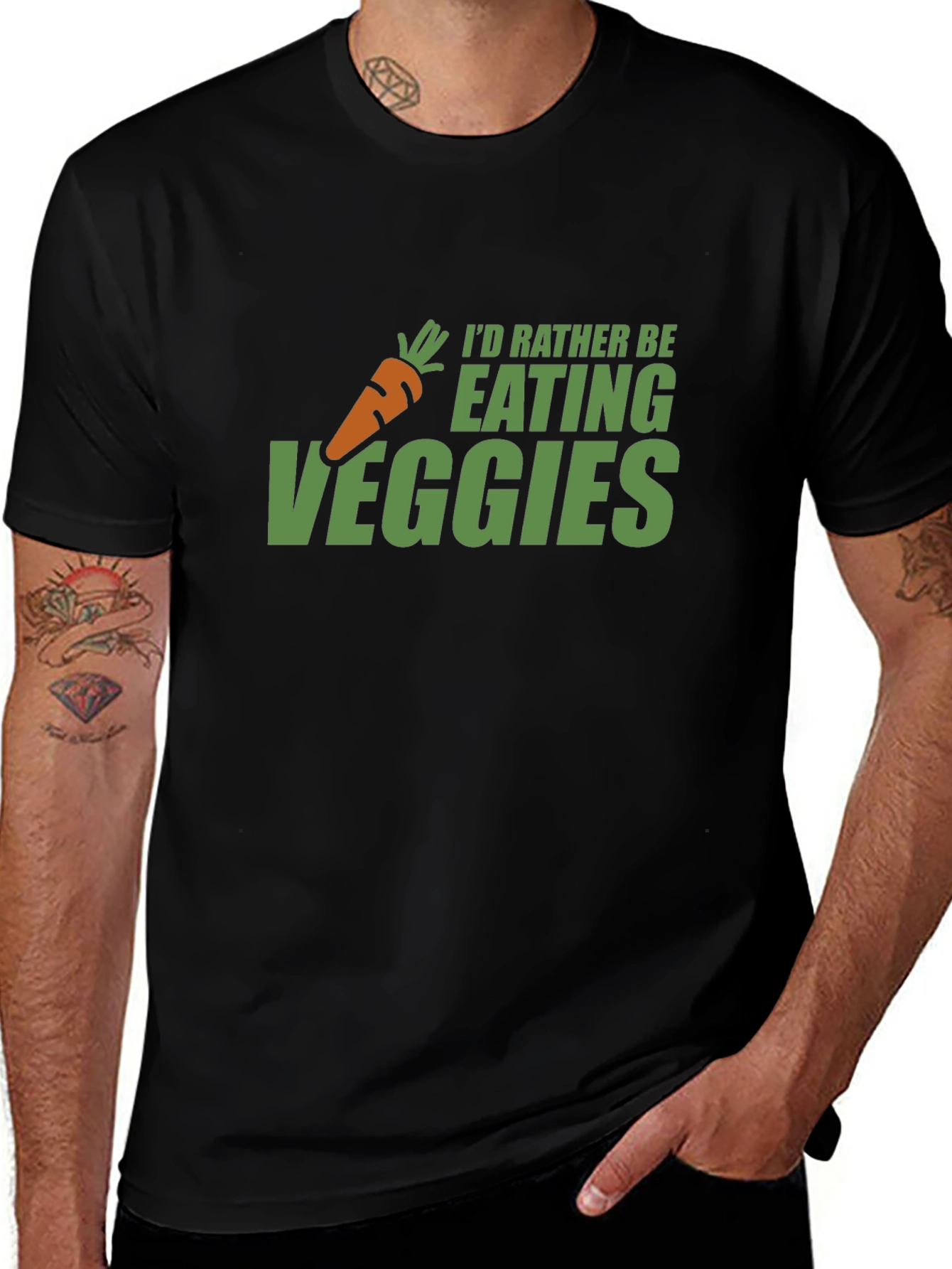 Vegan Shirt: Id Rather Be Eating Veggies