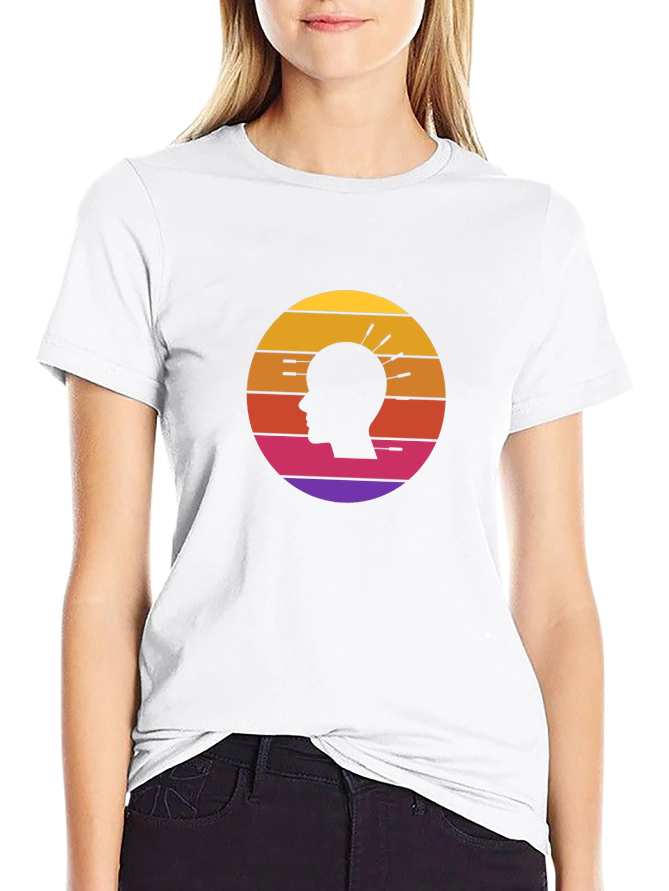 Acupuncture Sunset T-Shirt - Relax & Revive