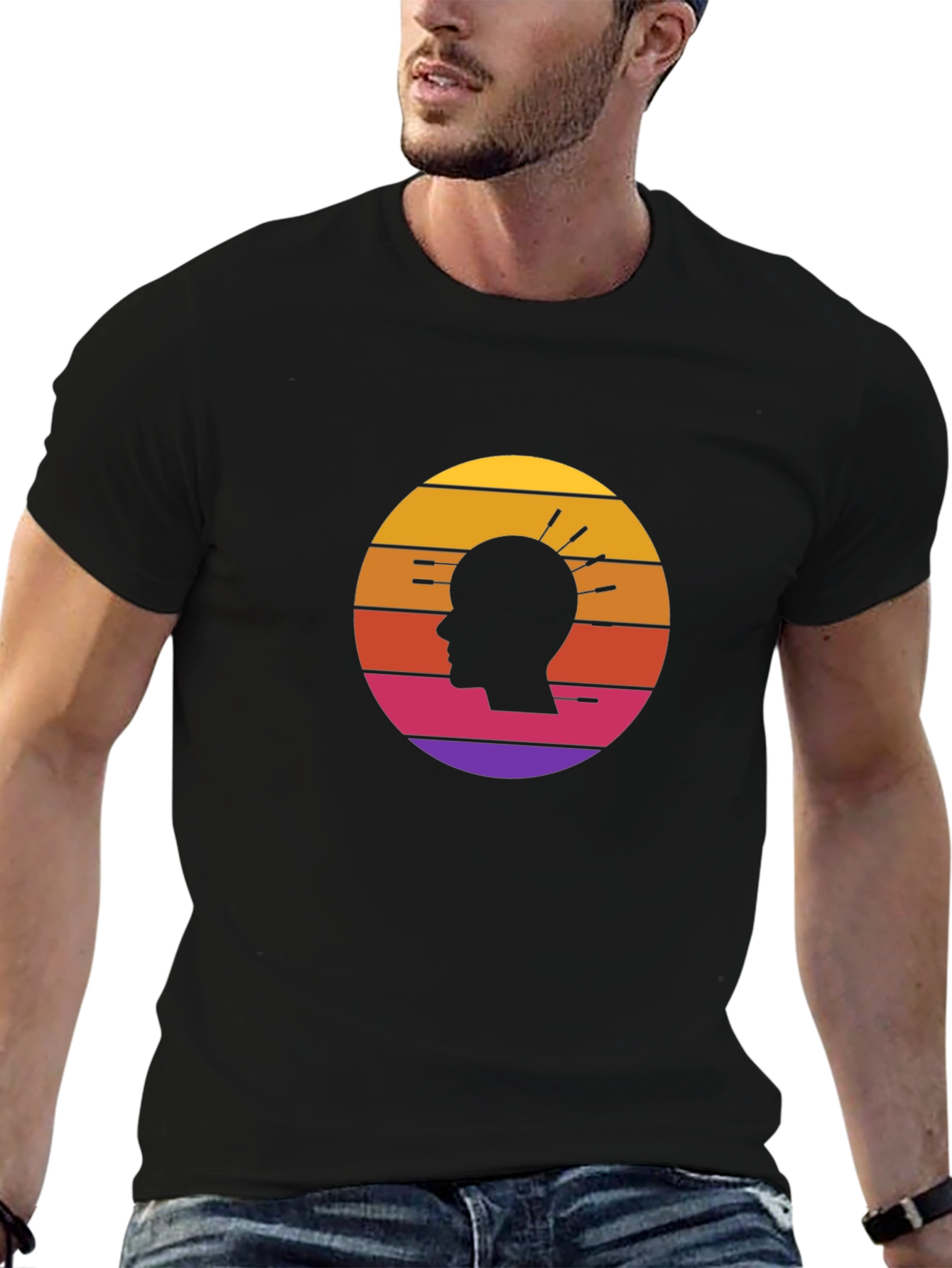 Acupuncture Sunset T-Shirt - Relax & Revive
