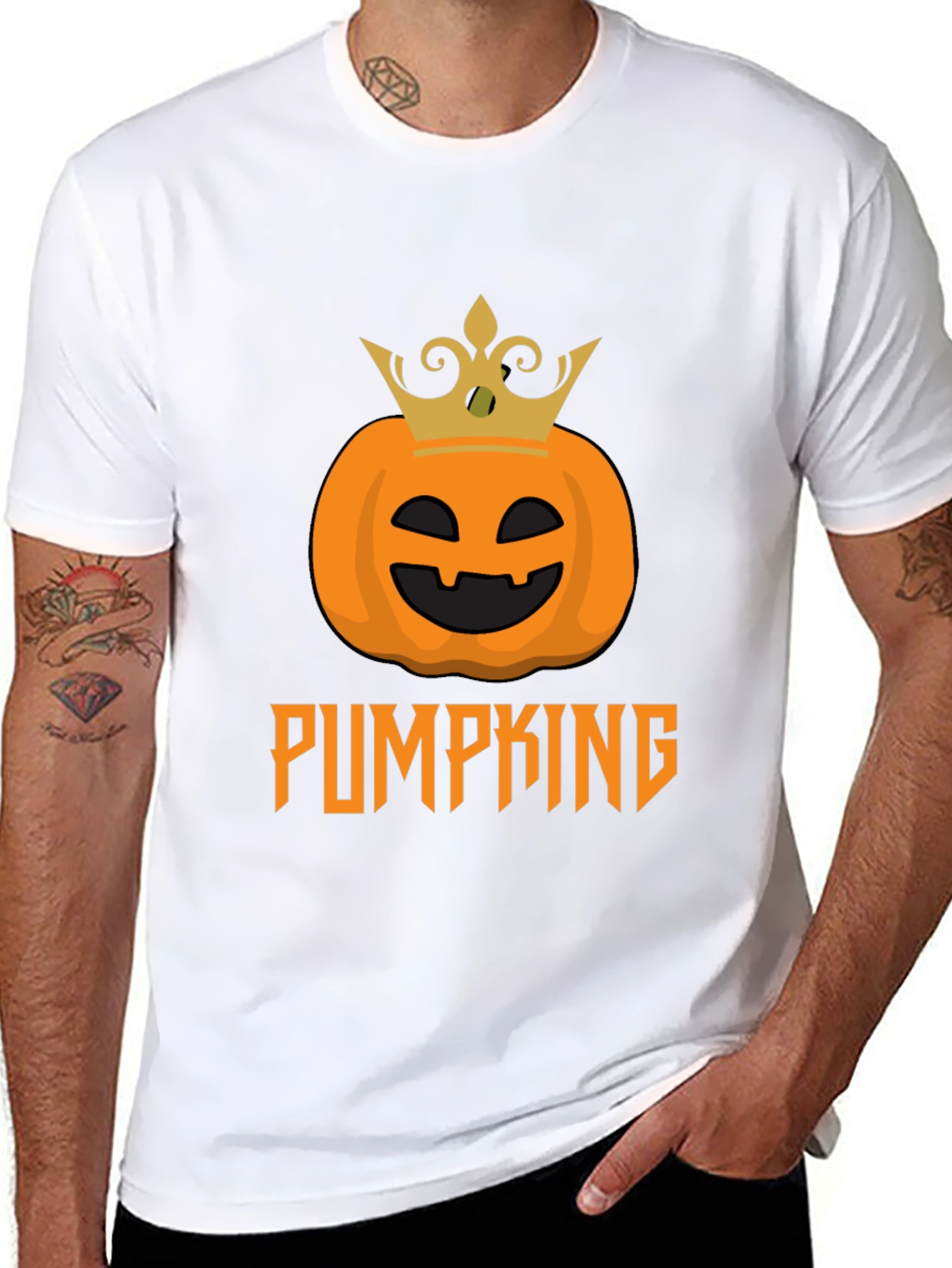 Pumpking Halloween Graphic Tee