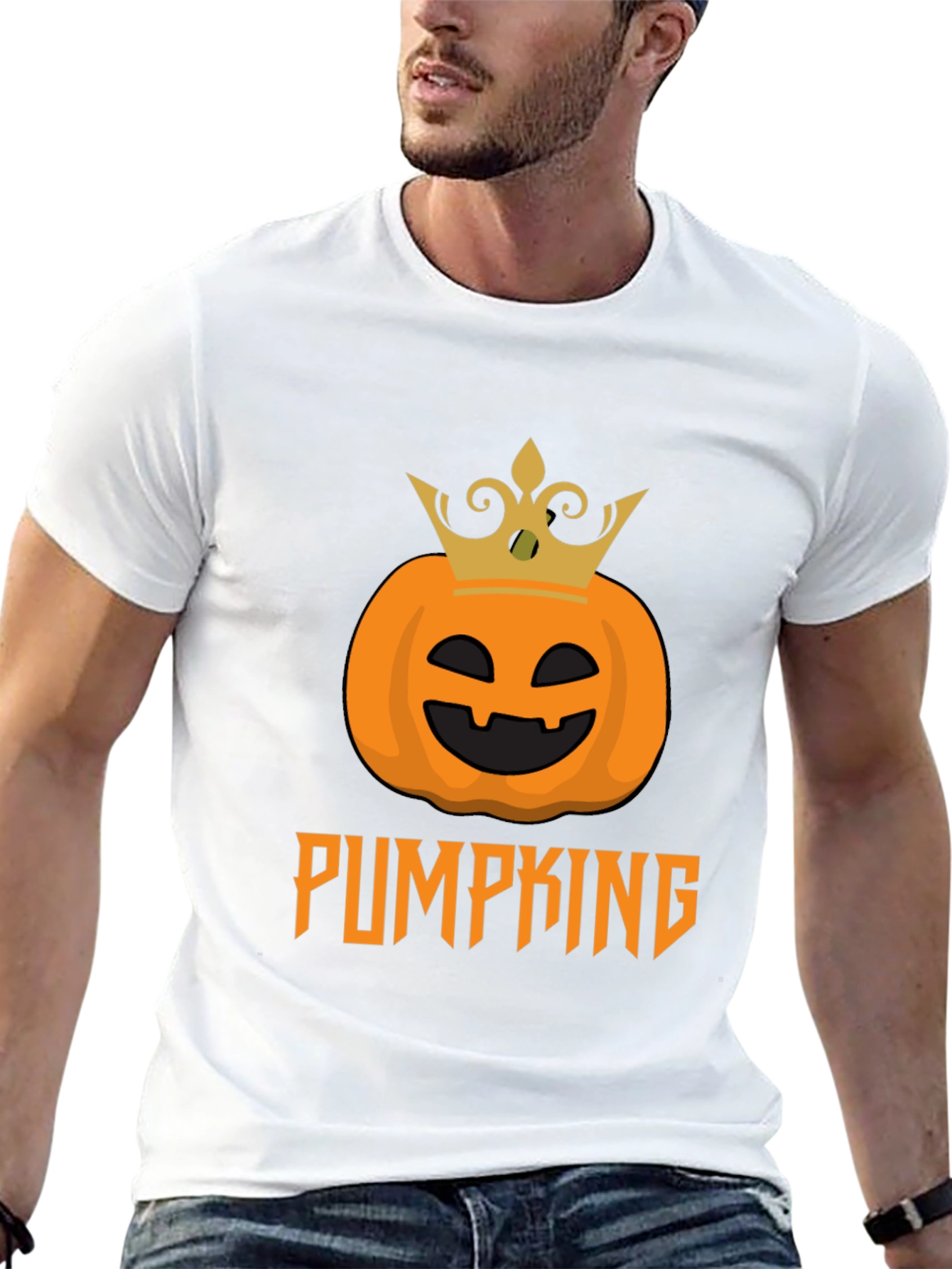 Pumpking Halloween Graphic Tee