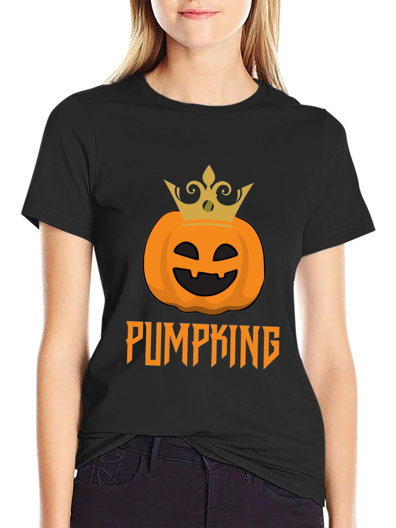 Pumpking Halloween Graphic Tee