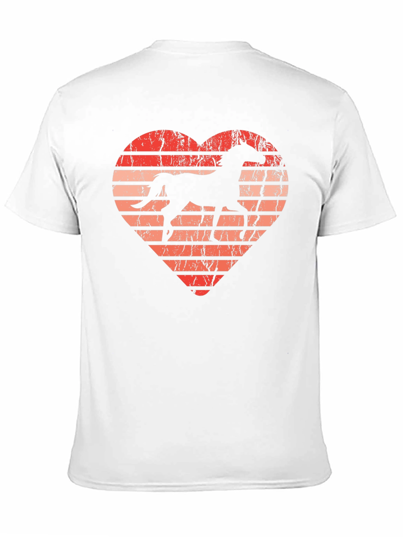 Horse Lover Heart Graphic T-Shirt