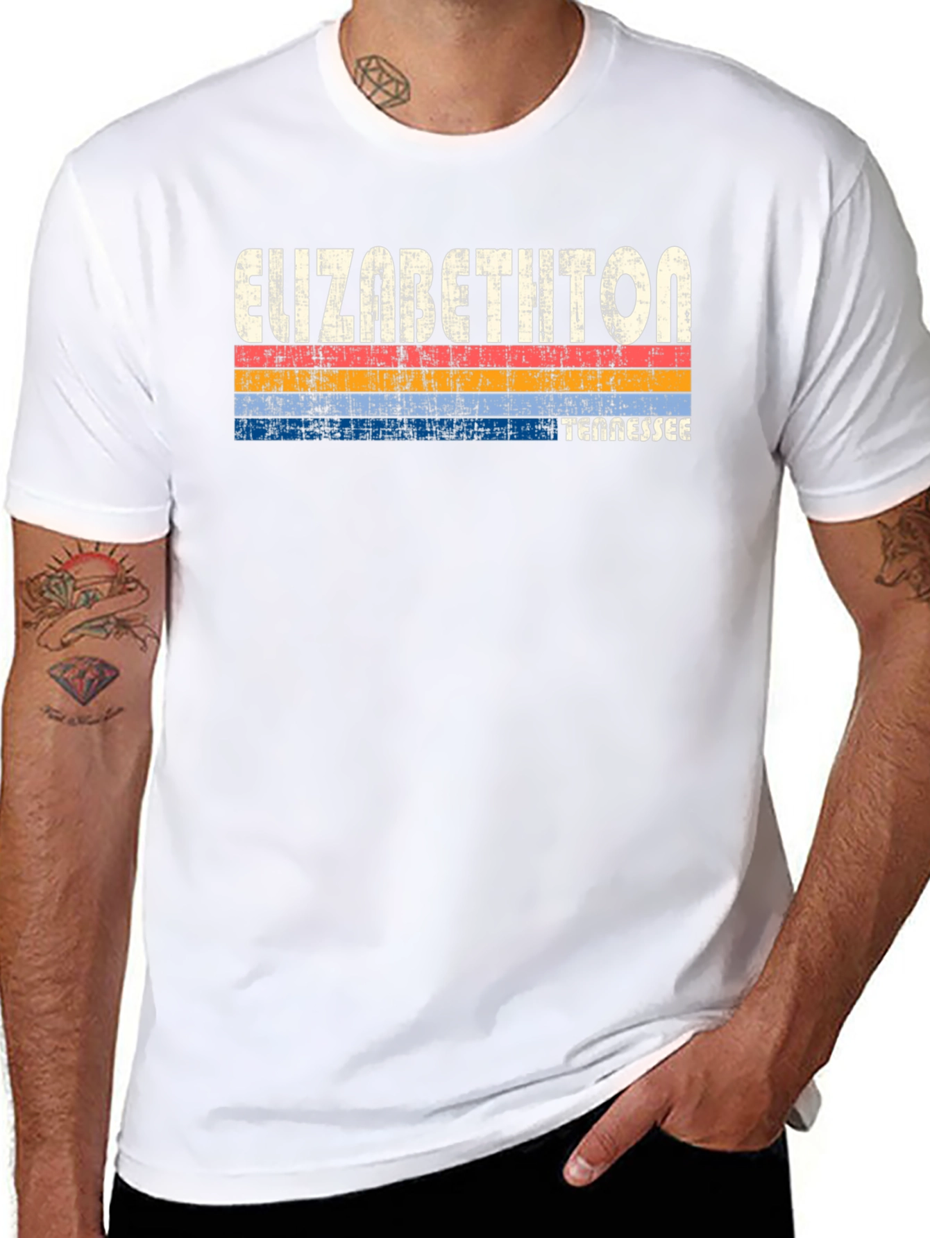 Elizabethton Tennessee Retro T-Shirt