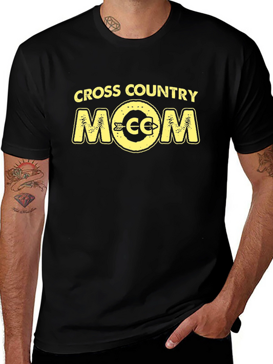 Cross Country Mom Black T-Shirt