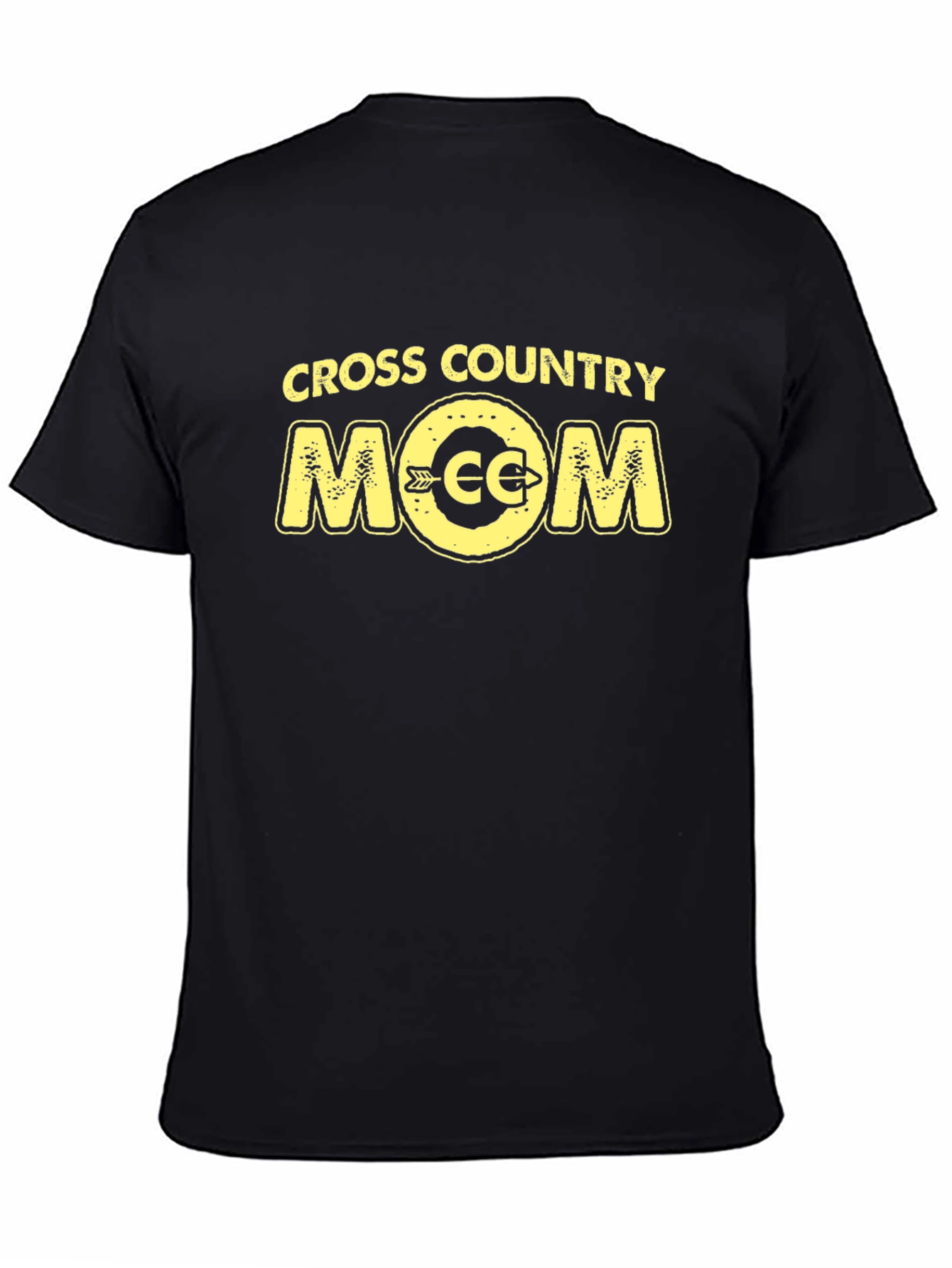 Cross Country Mom Black T-Shirt