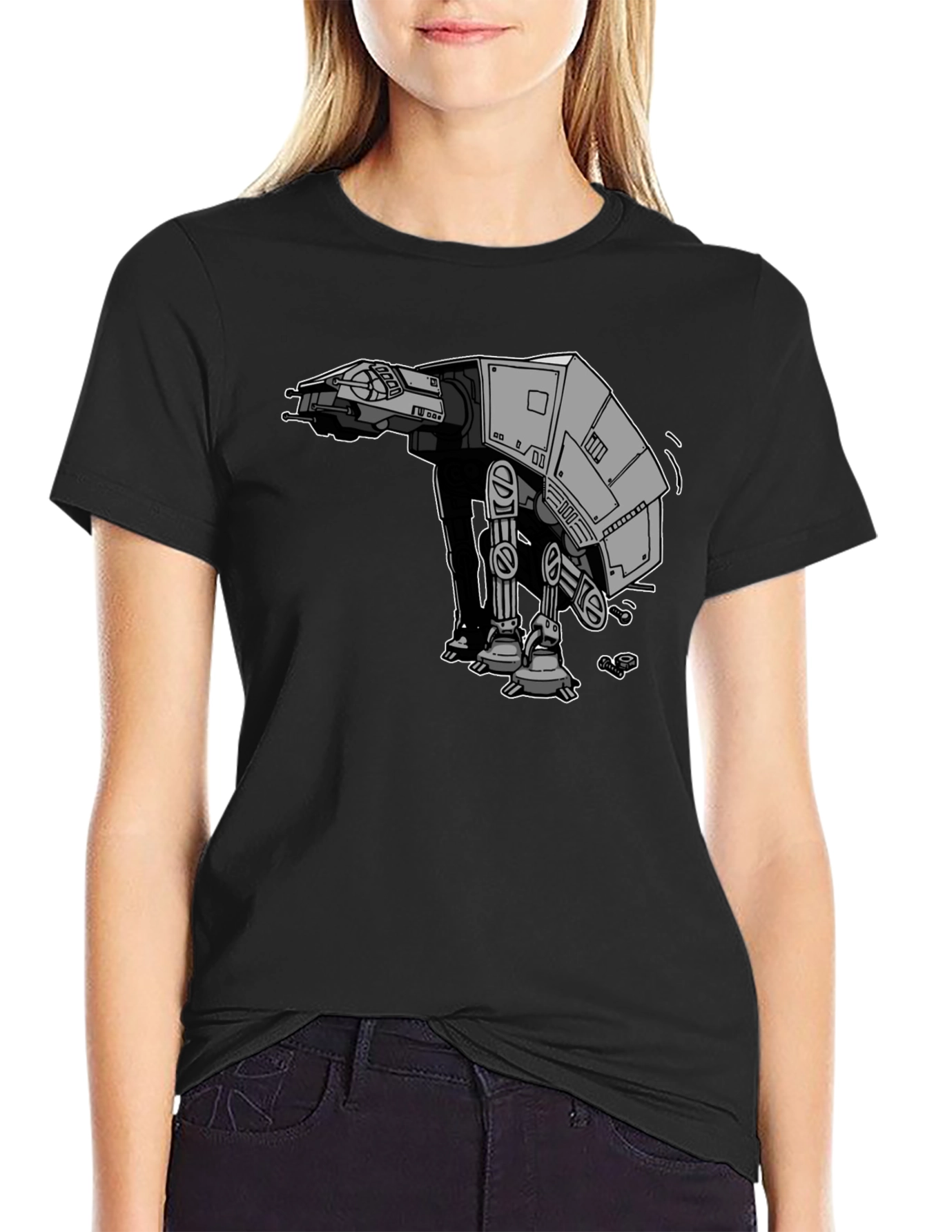 AT-AT Walker Graphic T-Shirt - Black