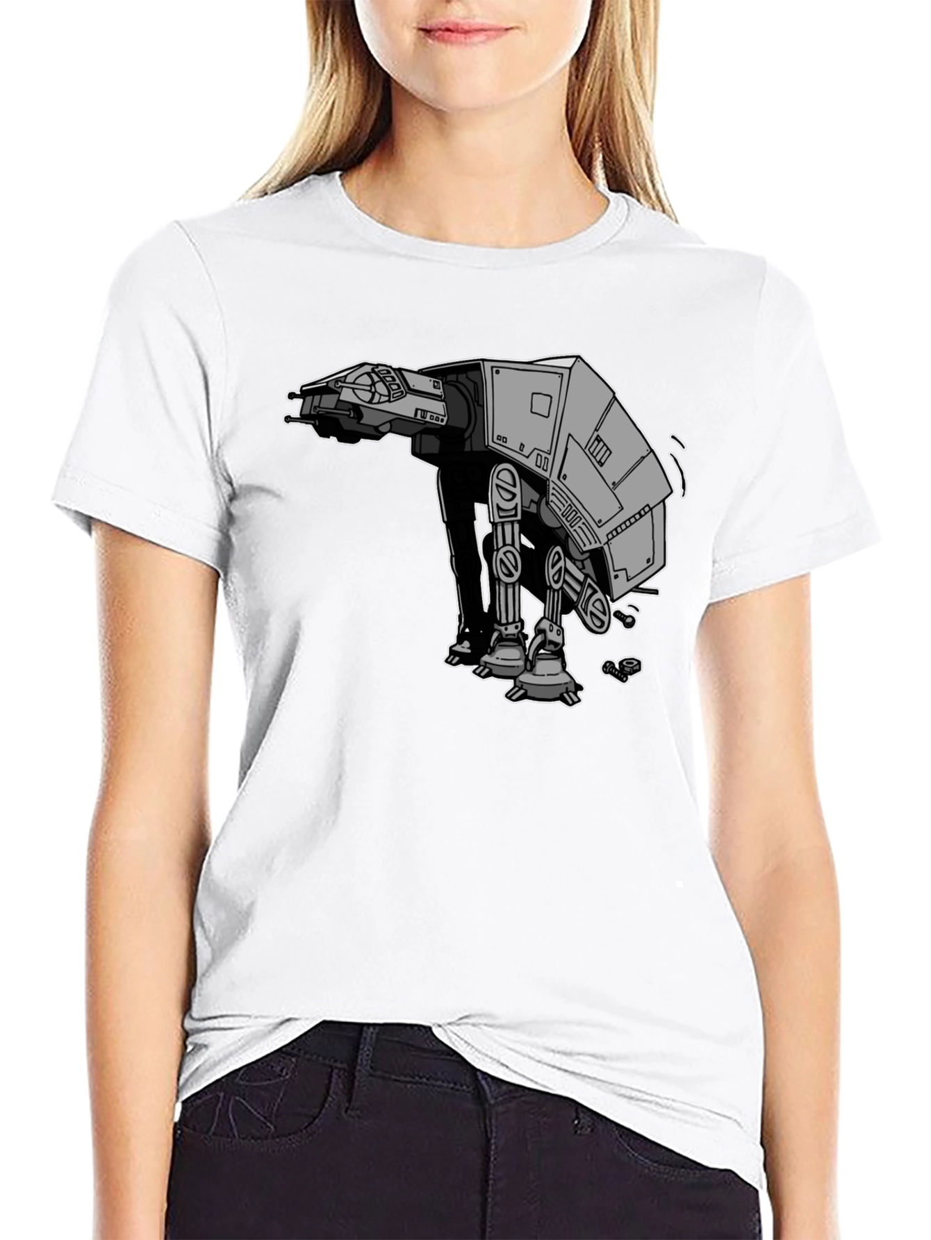 AT-AT Walker Graphic T-Shirt - Black