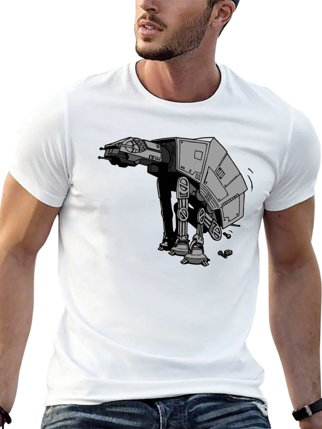 AT-AT Walker Graphic T-Shirt - Black