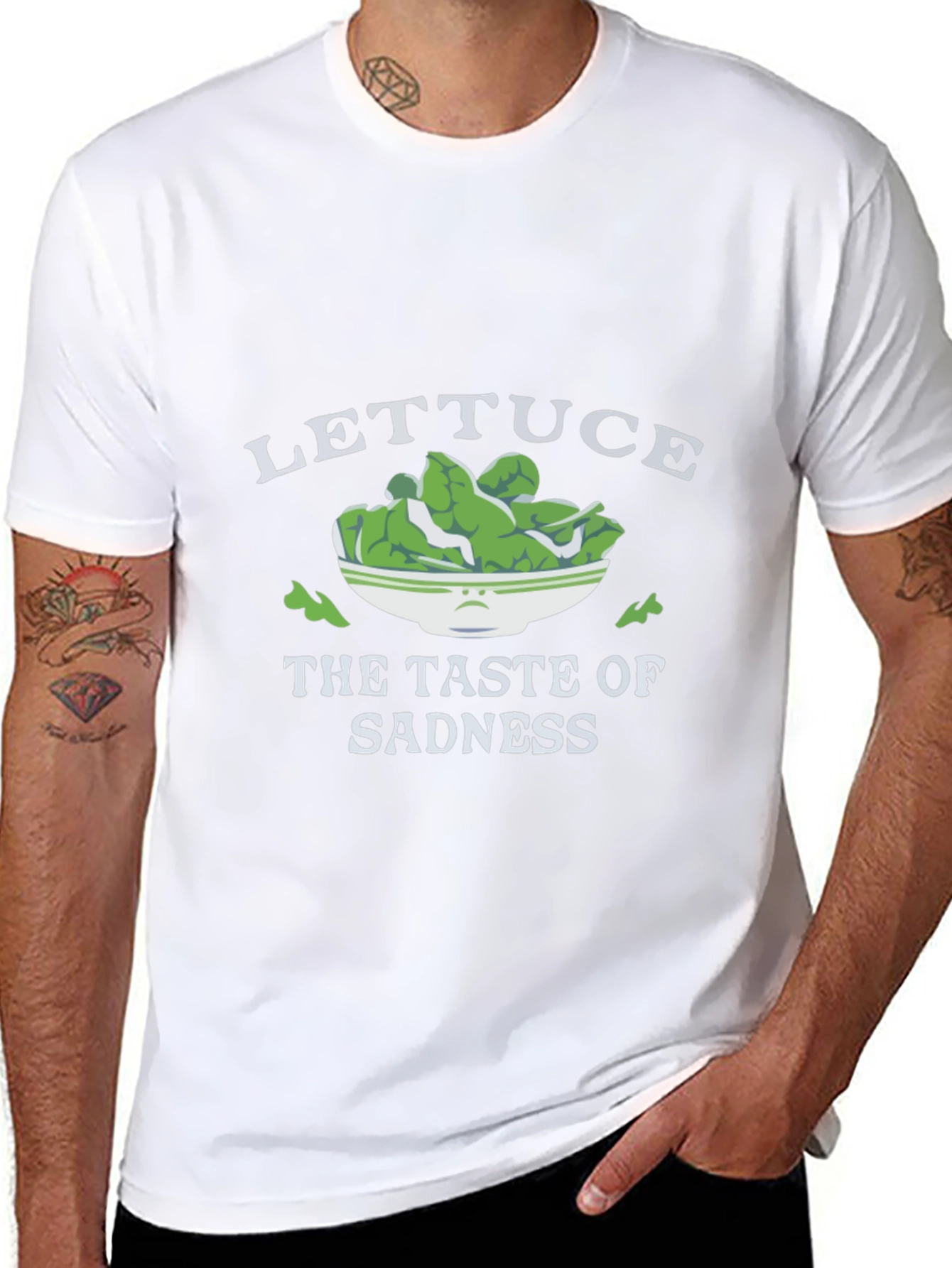 Lettuce The Taste of Sadness Black T-Shirt