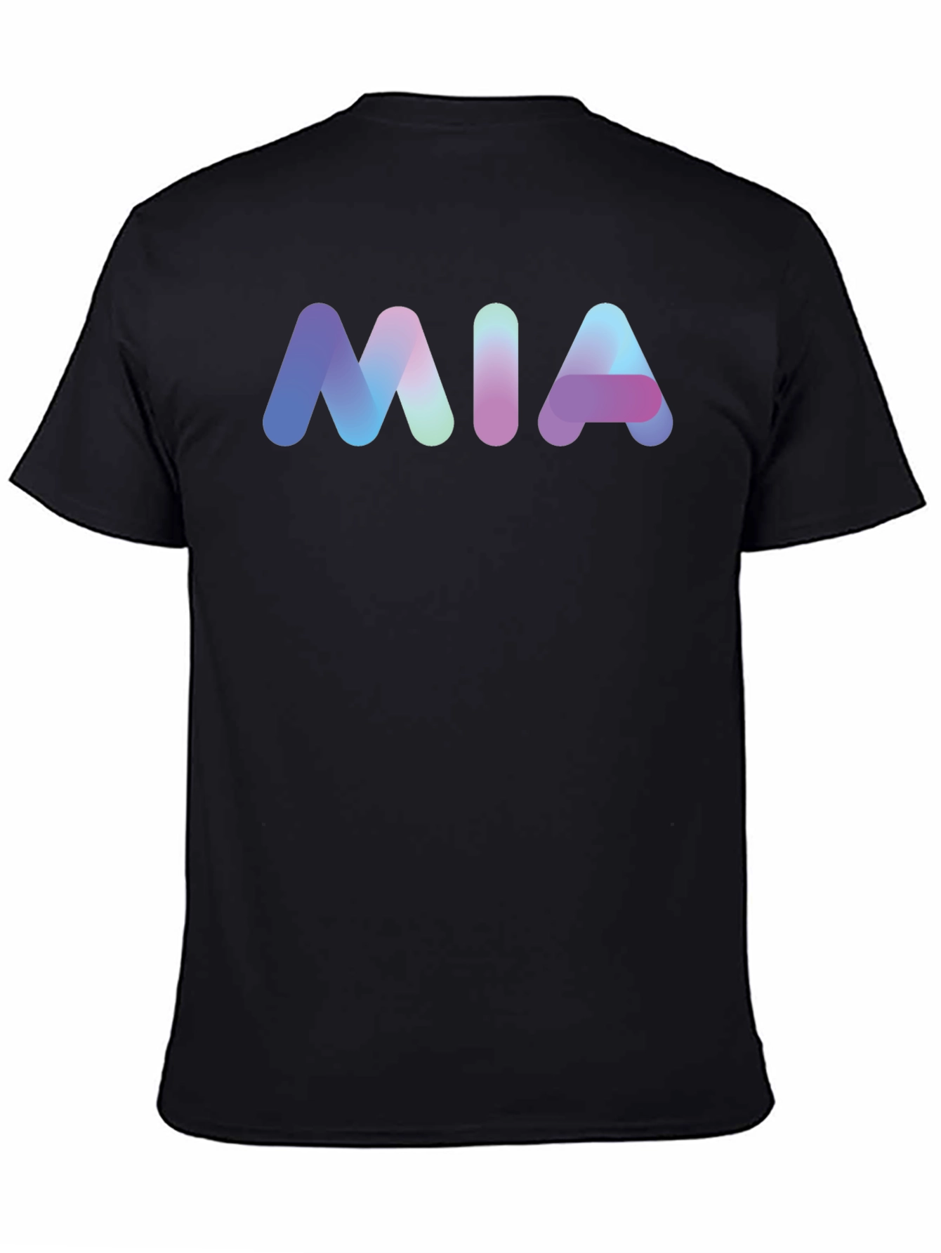 MIA Gradient Graphic Black T-Shirt