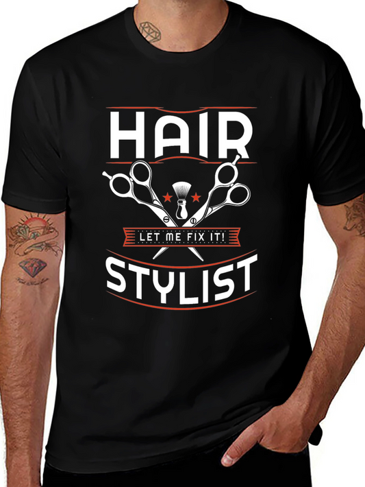 Hair Stylist T-Shirt - Let Me Fix It!