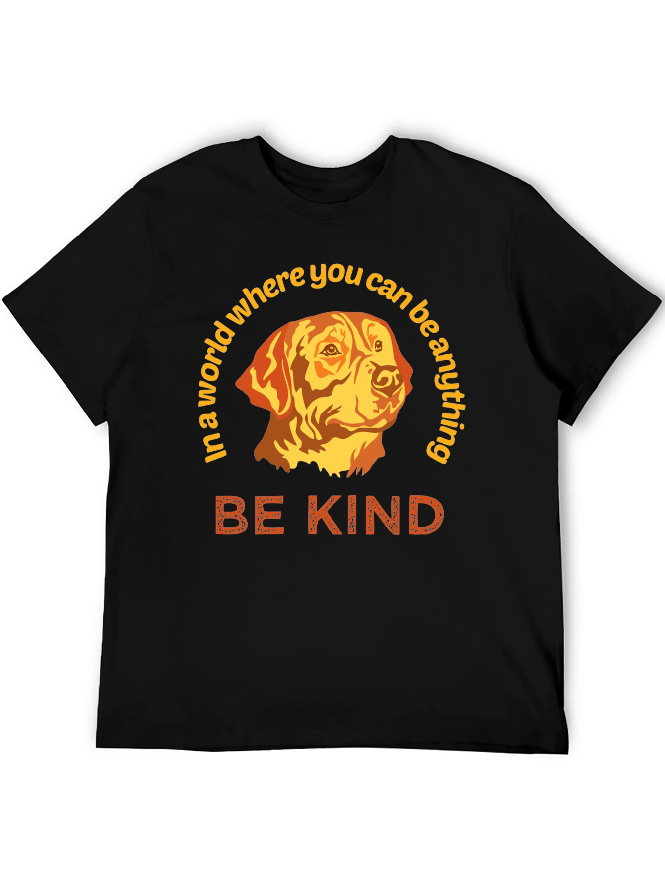 Be Kind Dog Graphic T-Shirt - Inspirational Tee
