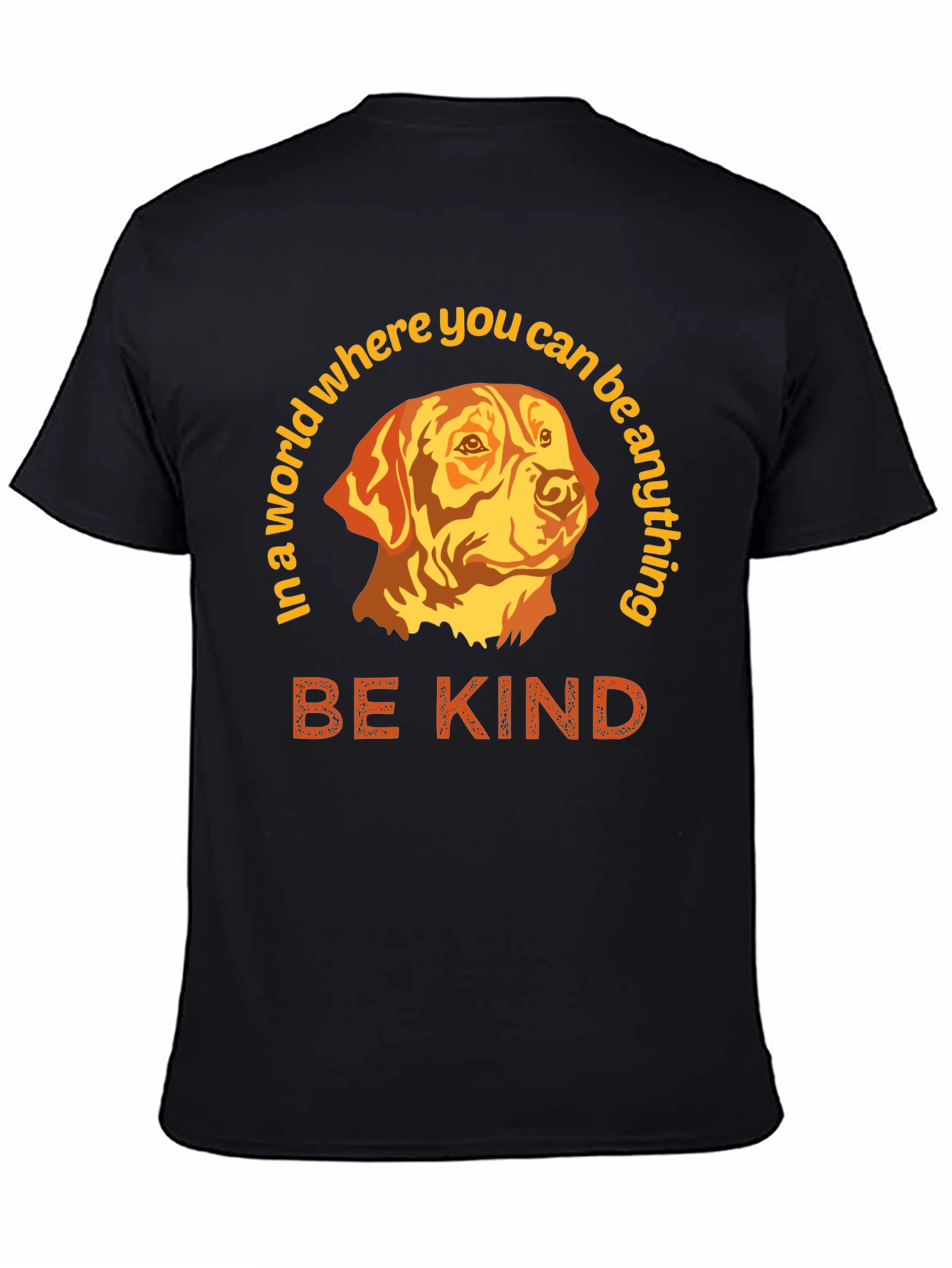 Be Kind Dog Graphic T-Shirt - Inspirational Tee