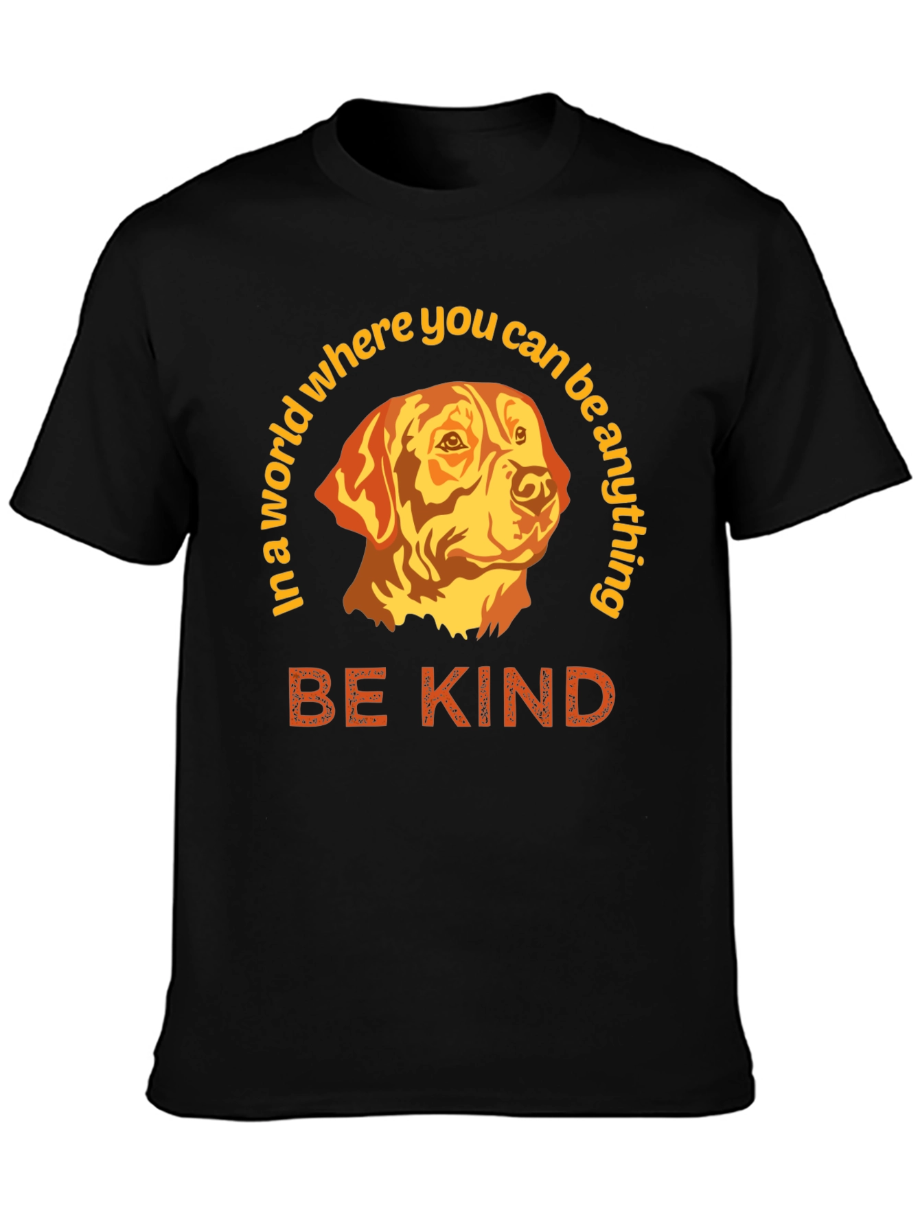 Be Kind Dog Graphic T-Shirt - Inspirational Tee