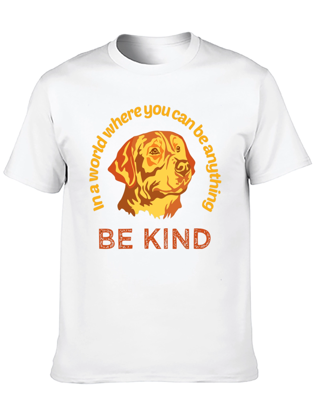 Be Kind Dog Graphic T-Shirt - Inspirational Tee