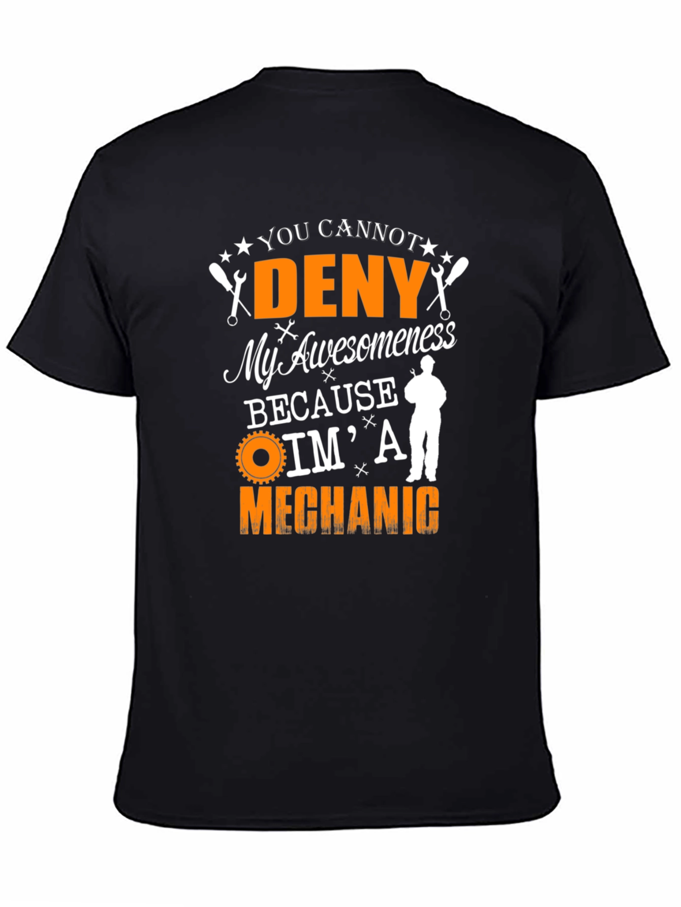 Mechanic Awesomeness Graphic Tee - Black
