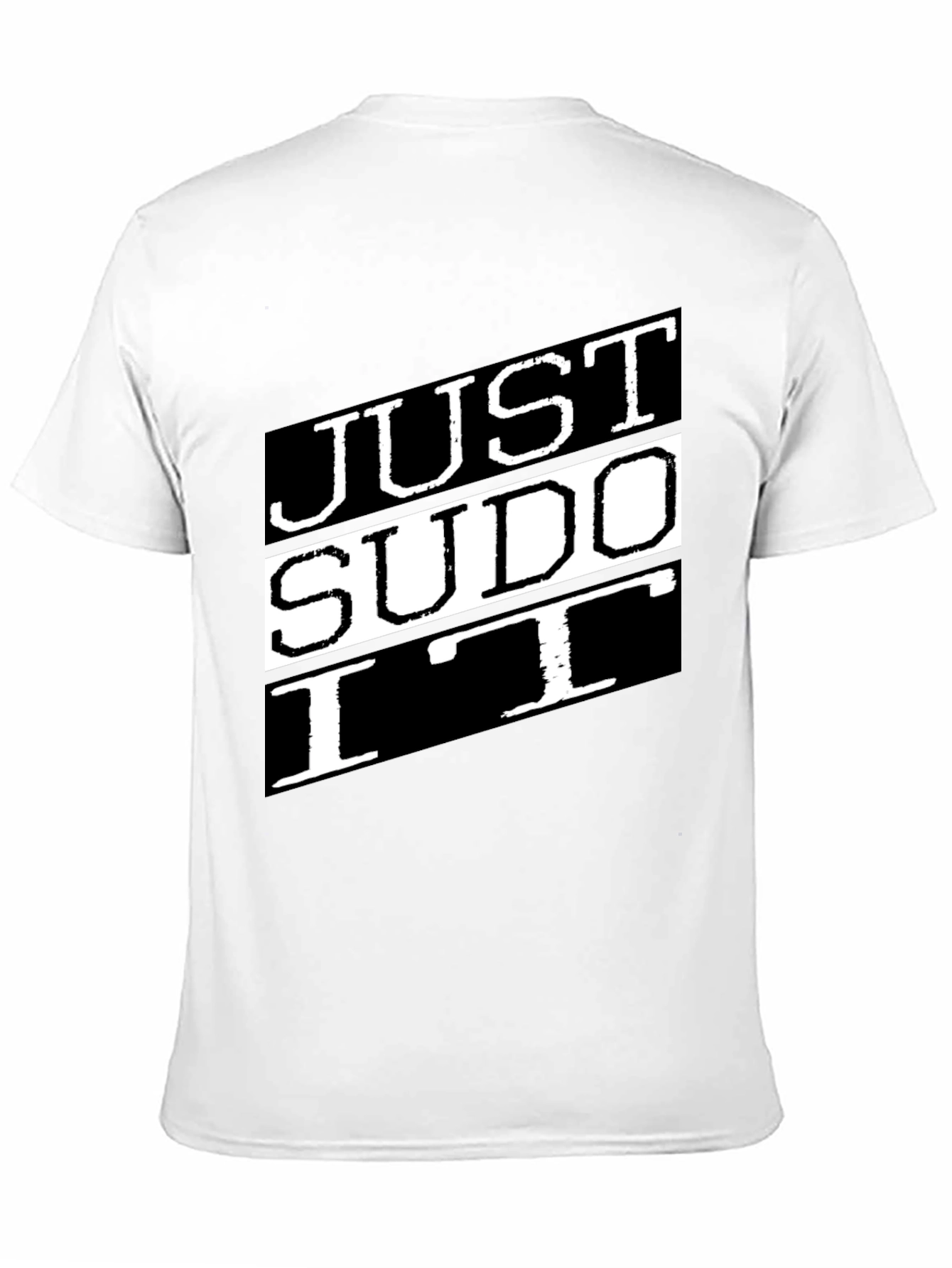 Just Sudo It Black T-Shirt Linux Command Tee